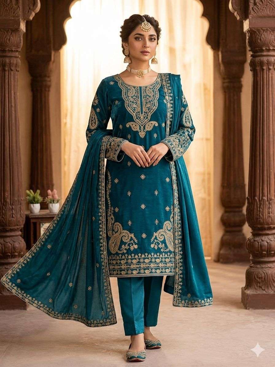 LG 2089 SILK HEAVY DESIGNER PARTY WEAR LADIES SUIT