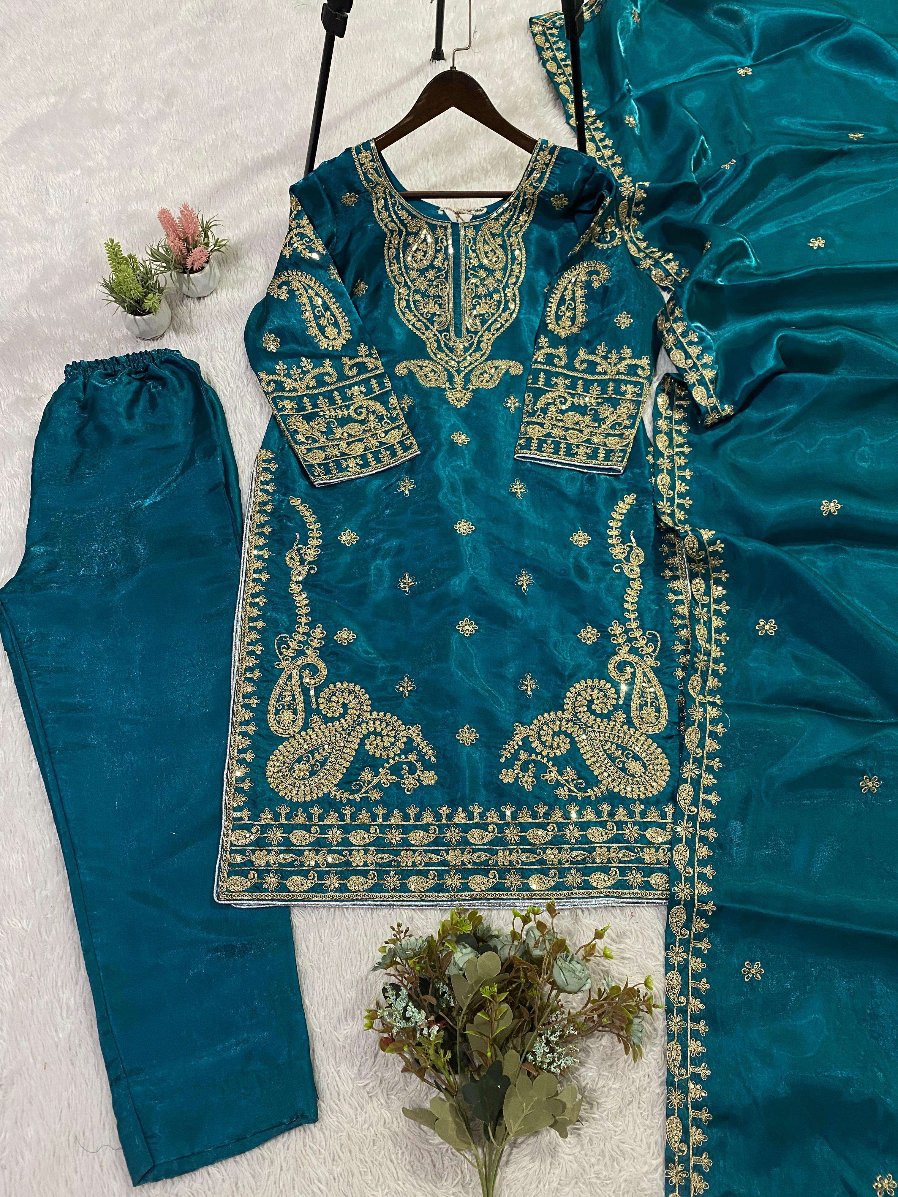 LG 2089 SILK HEAVY DESIGNER PARTY WEAR LADIES SUIT