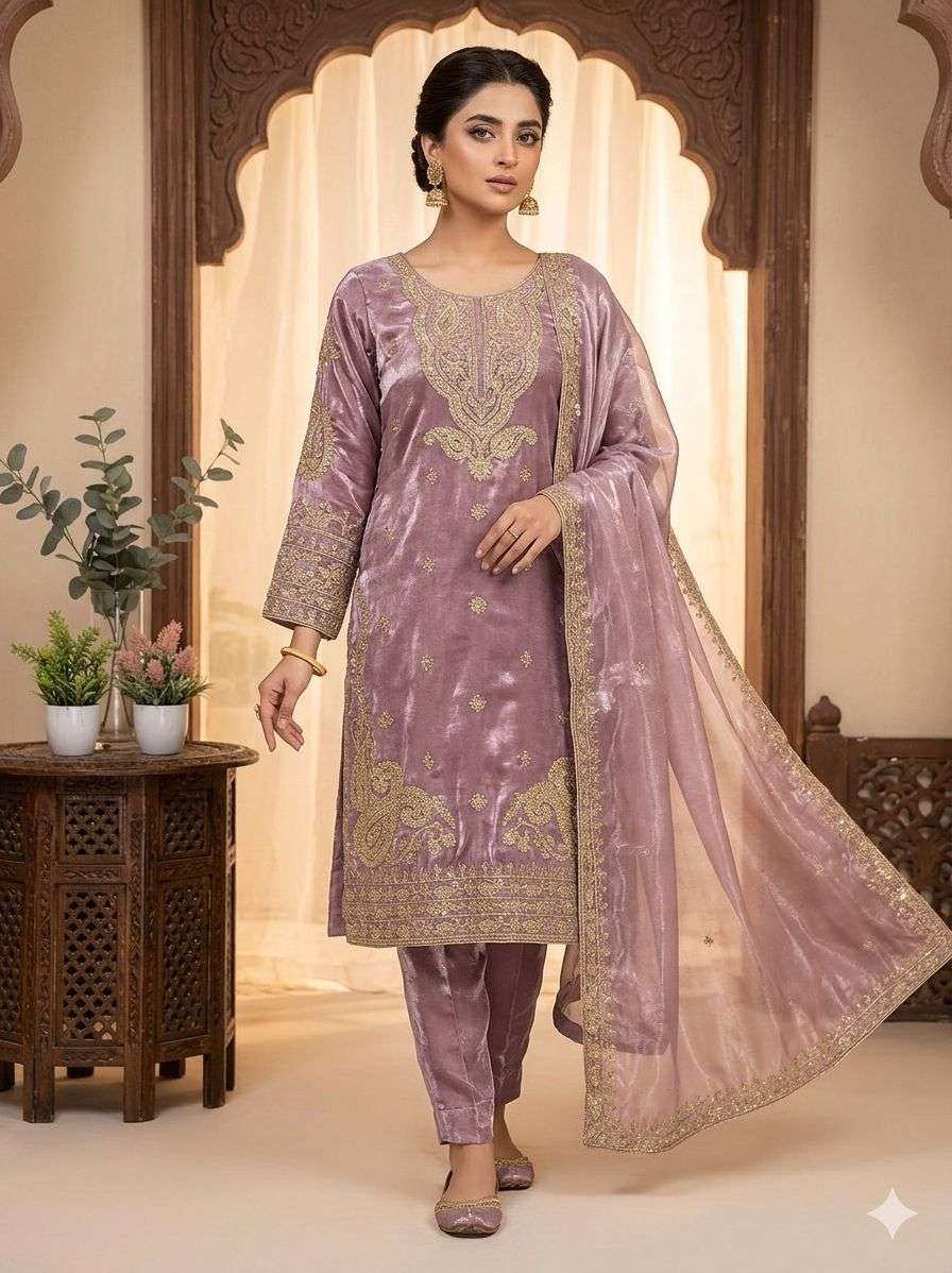 LG 2089 SILK HEAVY DESIGNER PARTY WEAR LADIES SUIT