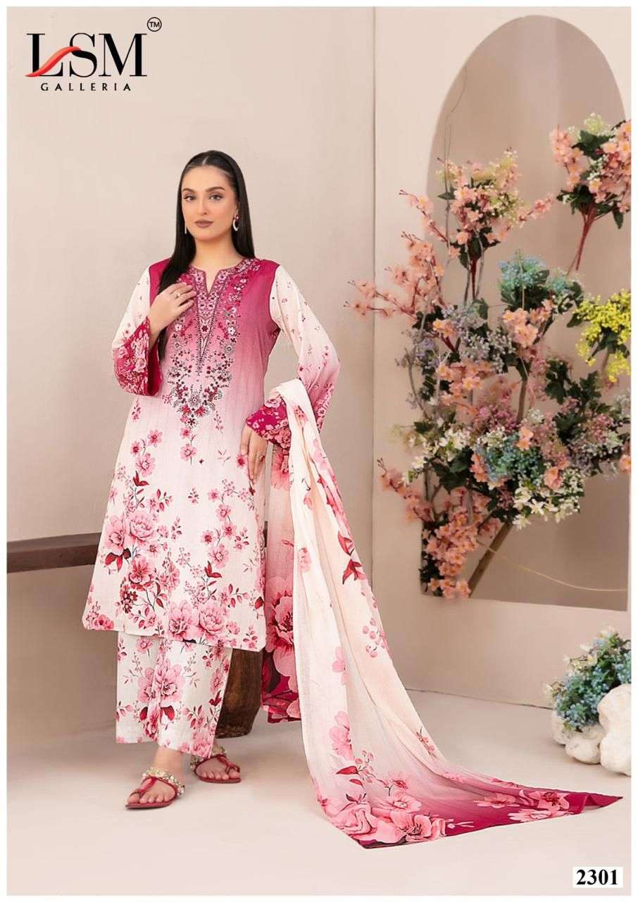 LSM GALLERIA PARIAN DREAM HEAVY LUXURY LAWN COLLECTION VOL 23 DIGITAL PRINT SALWAR SUIT