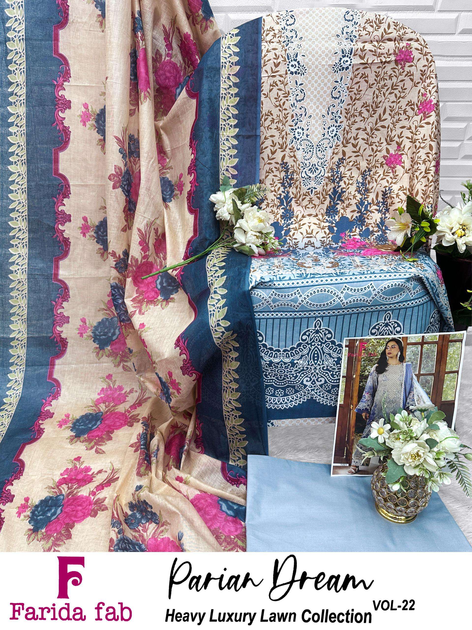 LSM GALLERIA PARIAN DREAM VOL 22 COTTON DIGITAL PRINTS SALWAR SUIT