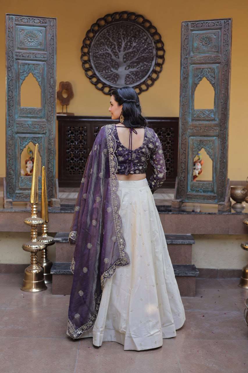 LW 7164 SILK HEAVY SEQUENCE EMBROIDERY DESIGNER WORK FESTIVE WEAR LEHENGA CHOLI COLLECTIONS 