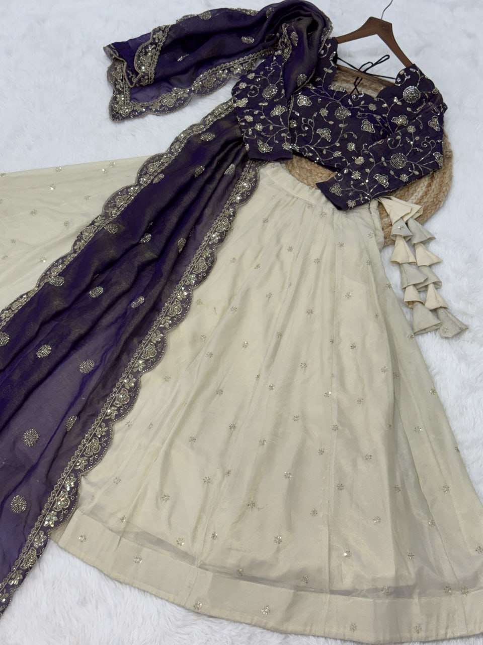 LW 7164 SILK HEAVY SEQUENCE EMBROIDERY DESIGNER WORK FESTIVE WEAR LEHENGA CHOLI COLLECTIONS 