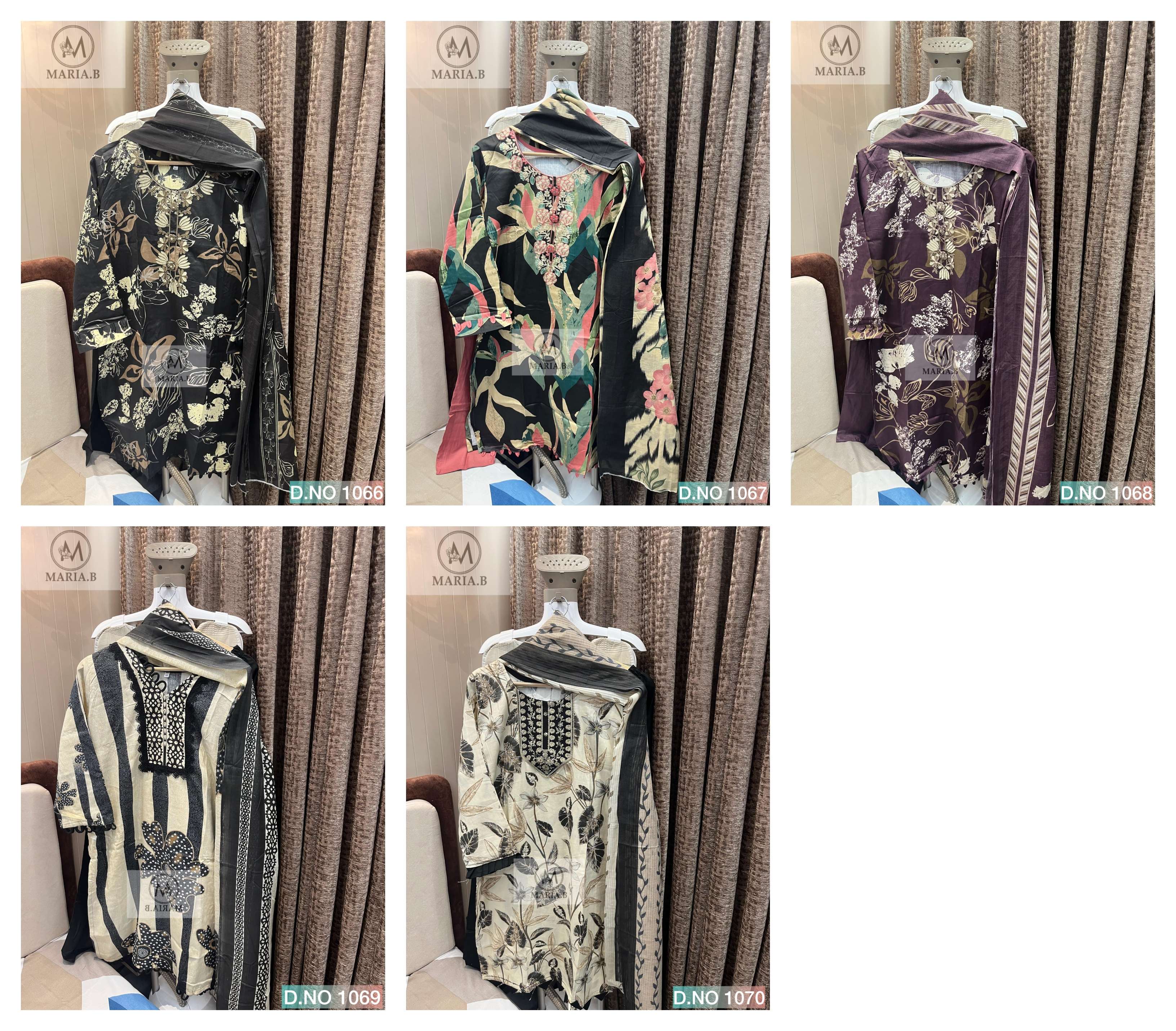 MARIA B D NO 1066 TO 1070 JAM DESIGNER WORK READY MADE PAKISTANI SUIT