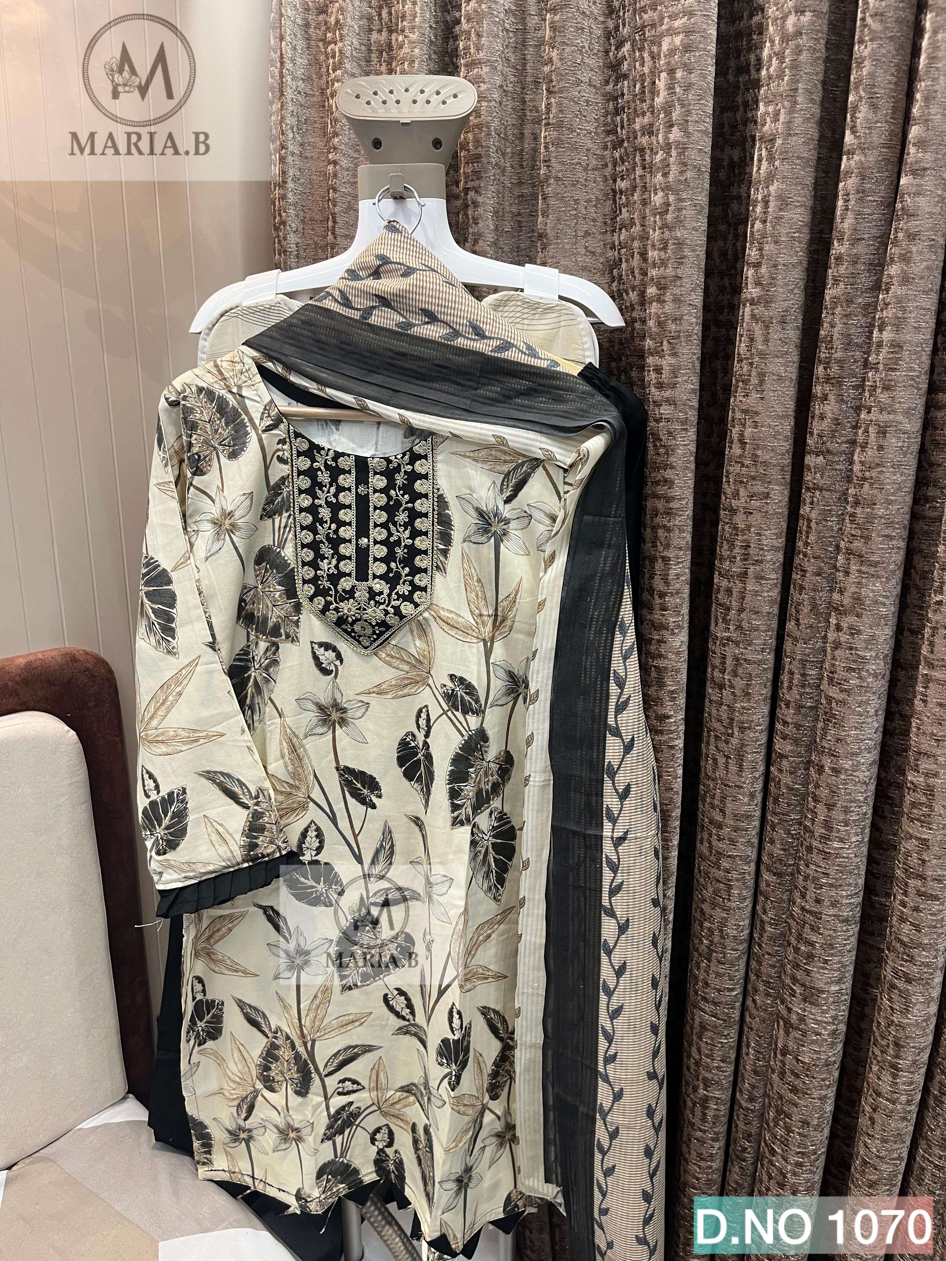 MARIA B D NO 1066 TO 1070 JAM DESIGNER WORK READY MADE PAKISTANI SUIT