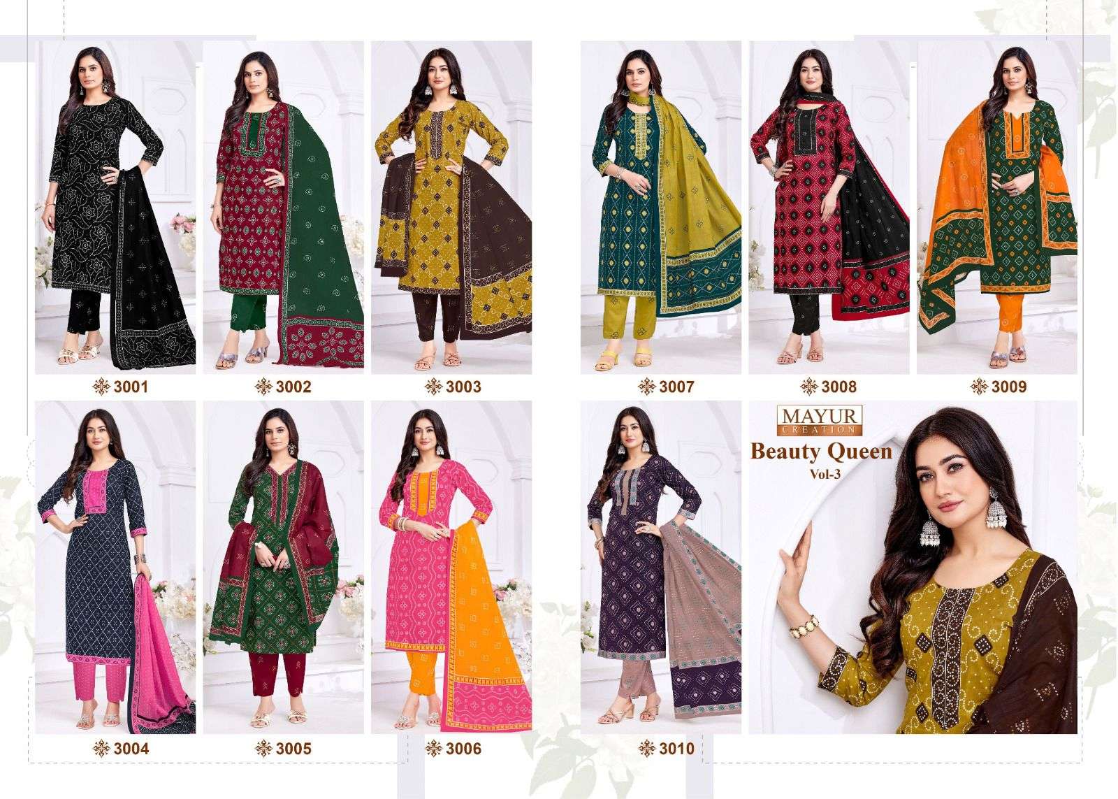 MAYUR CREATION DREAM GIRL VOL 4 COTTON PRINTED LADIES READY MADE SUIT