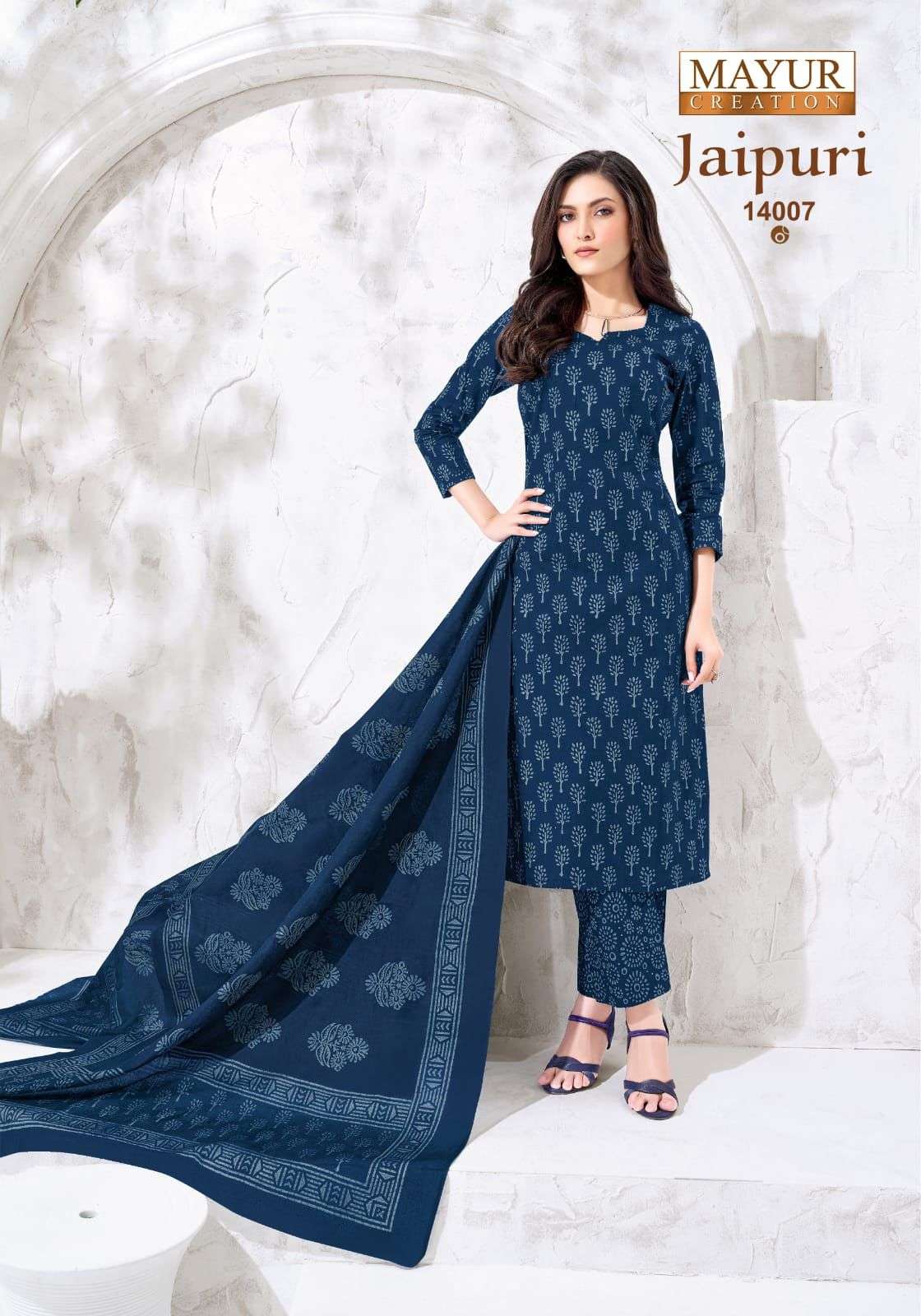 MAYUR CREATION JAIPURI VOL 14 COTTON PRINTED LADIES SALWAR SUIT