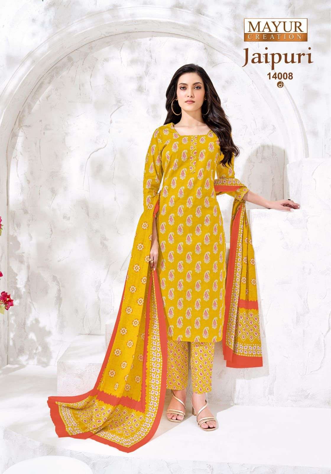 MAYUR CREATION JAIPURI VOL 14 COTTON PRINTED LADIES SALWAR SUIT