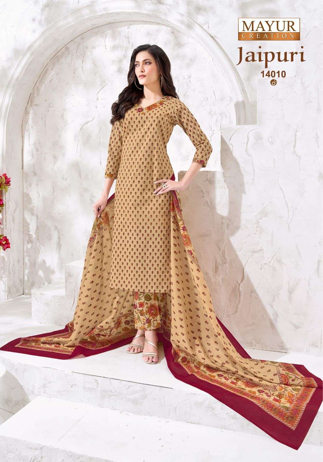 MAYUR CREATION JAIPURI VOL 14 COTTON PRINTED LADIES SALWAR SUIT