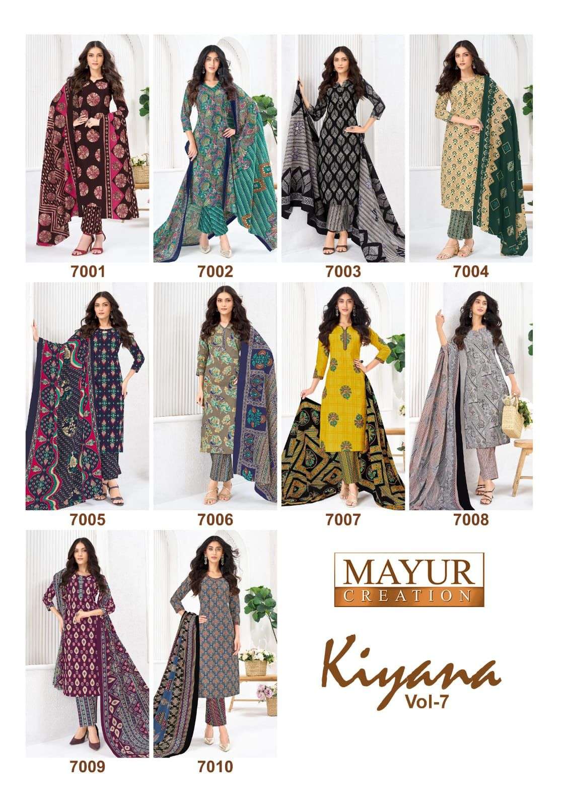 MAYUR CREATION KIYANA VOL 7 COTTON PRINTED LADIES SALWAR SUIT