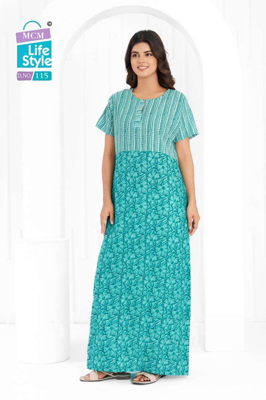 MCM LIFESTYLE NIGHTY COLLECTION COTTON PRINTED NIGHT WEAR COLLECTION 