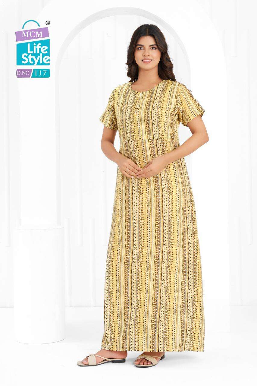 MCM LIFESTYLE NIGHTY COLLECTION COTTON PRINTED NIGHT WEAR COLLECTION 