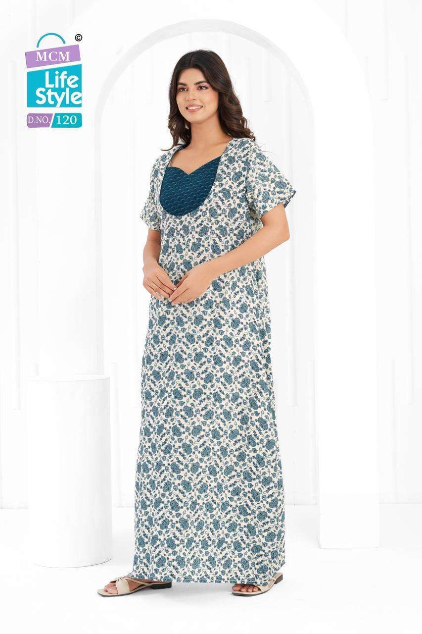 MCM LIFESTYLE NIGHTY COLLECTION COTTON PRINTED NIGHT WEAR COLLECTION 
