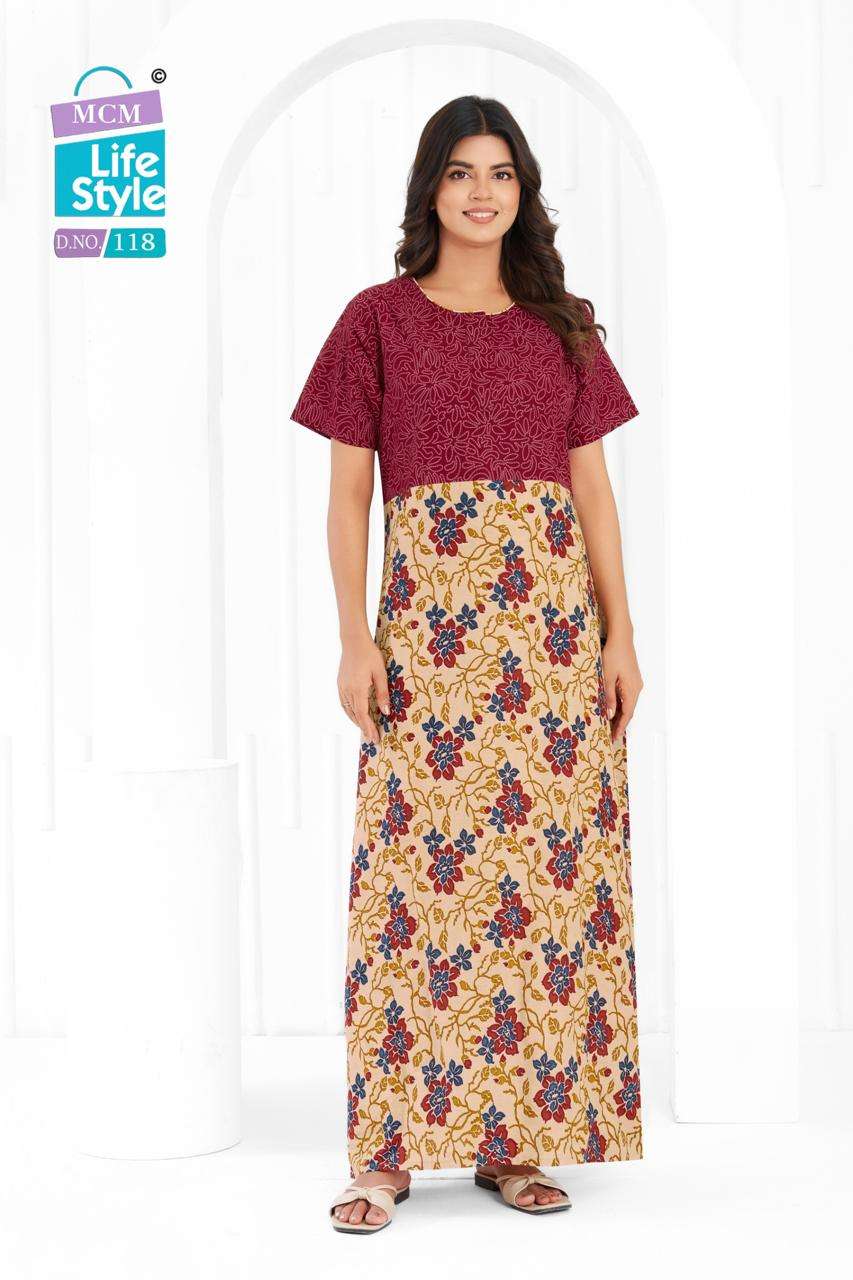 MCM LIFESTYLE NIGHTY COLLECTION COTTON PRINTED NIGHT WEAR COLLECTION 