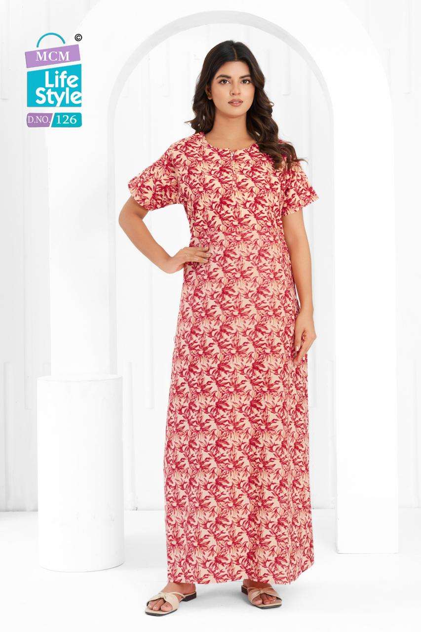 MCM LIFESTYLE NIGHTY COLLECTION COTTON PRINTED NIGHT WEAR COLLECTION 