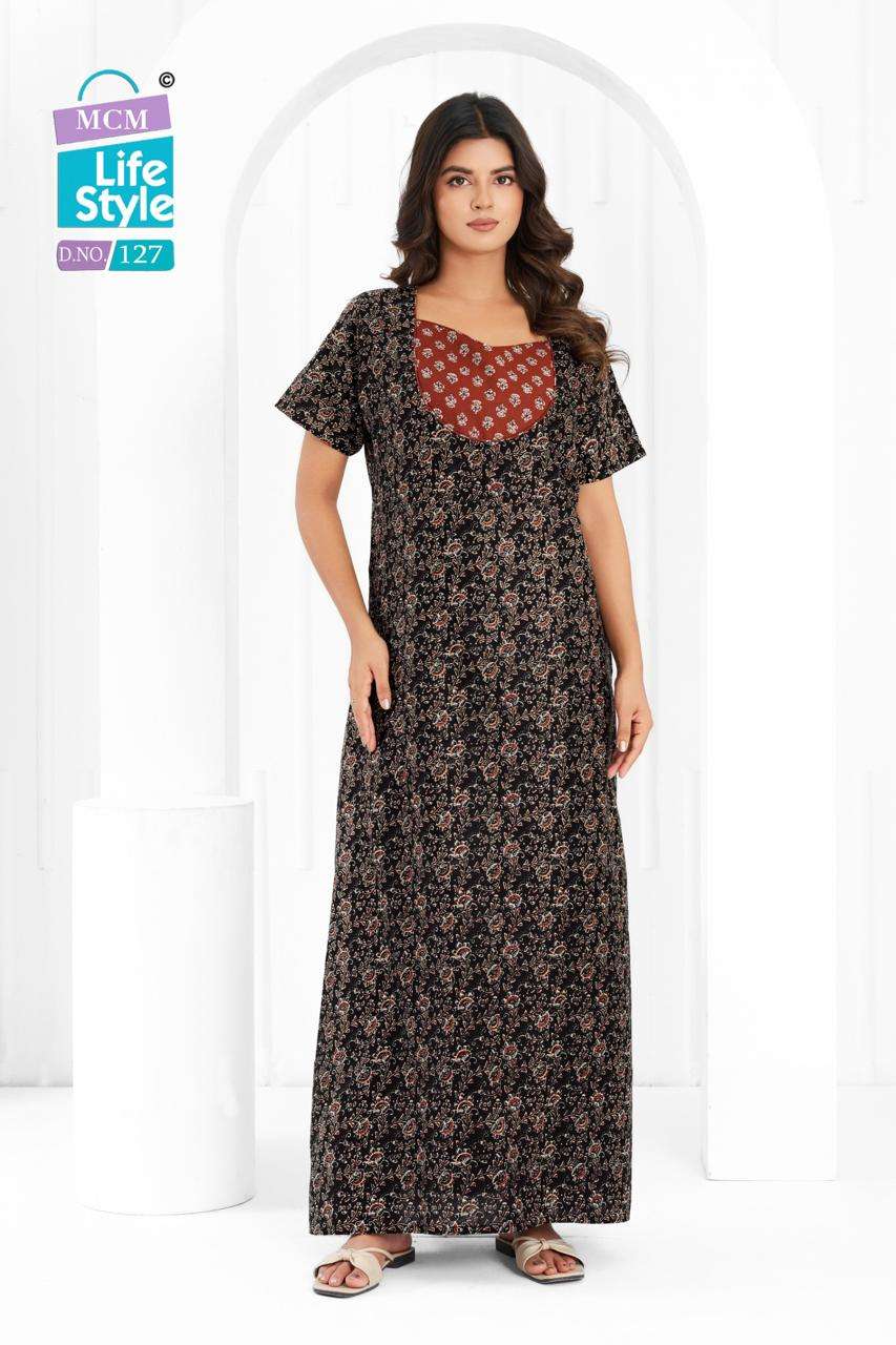 MCM LIFESTYLE NIGHTY COLLECTION COTTON PRINTED NIGHT WEAR COLLECTION 