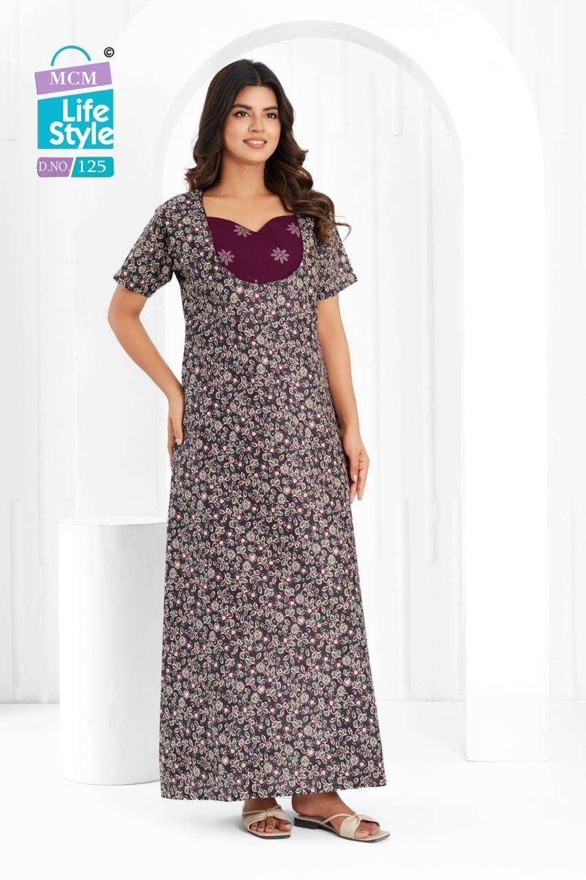 MCM LIFESTYLE NIGHTY COLLECTION COTTON PRINTED NIGHT WEAR COLLECTION 