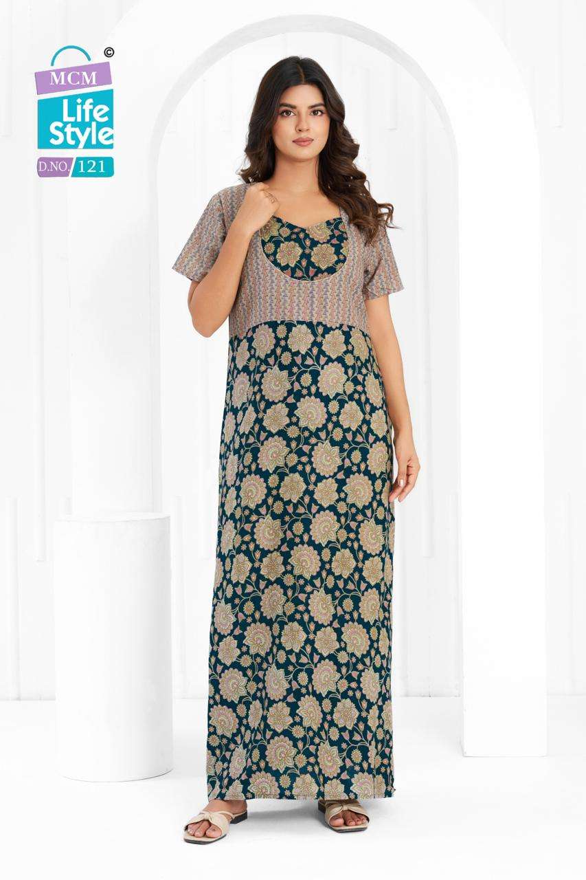 MCM LIFESTYLE NIGHTY COLLECTION COTTON PRINTED NIGHT WEAR COLLECTION 