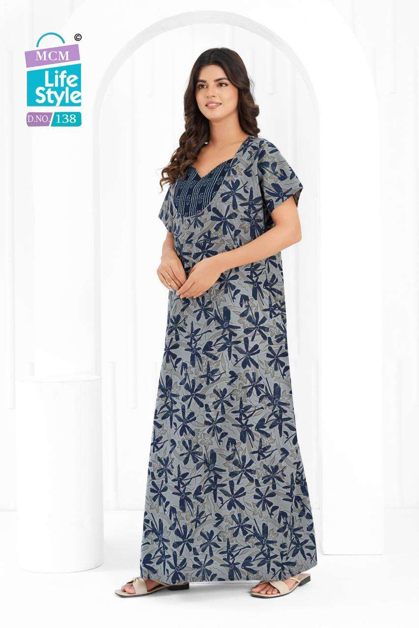 MCM LIFESTYLE NIGHTY COLLECTION COTTON PRINTED NIGHT WEAR COLLECTION 