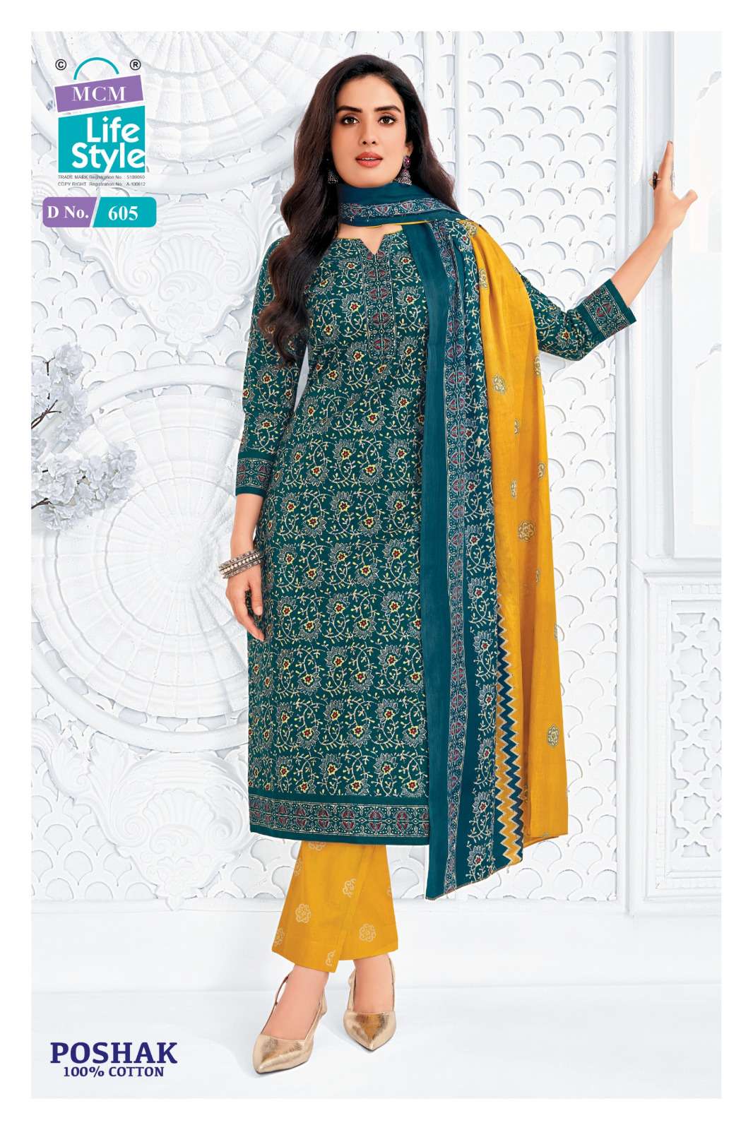 MCM LIFESTYLE POSHAK VOL 6 COTTON BATIK PRINT LADIES READY MADE SUIT