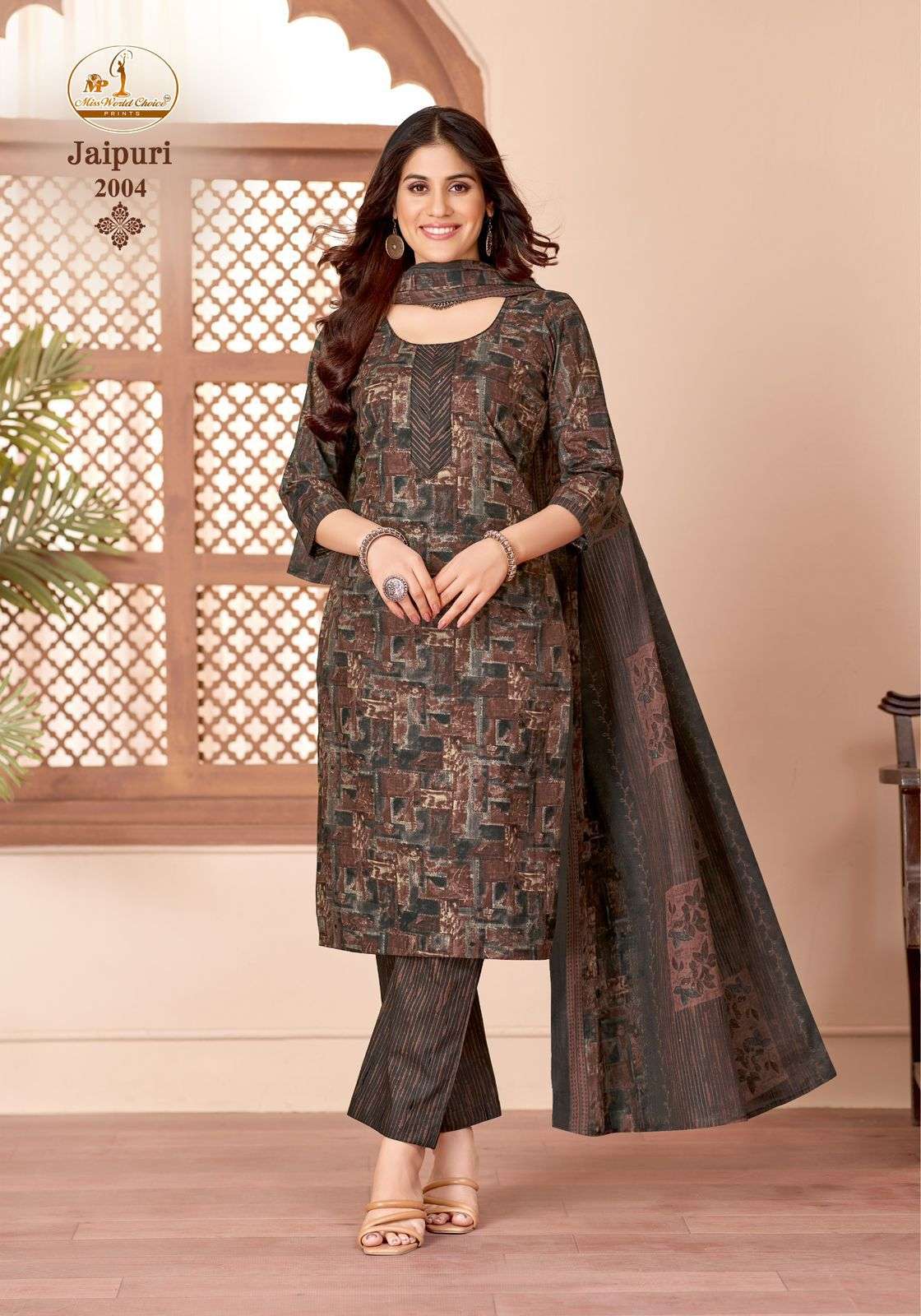 MISS WORLD CHOICE JAIPURI VOL 2 COTTON PRINTED SALWAR SUIT