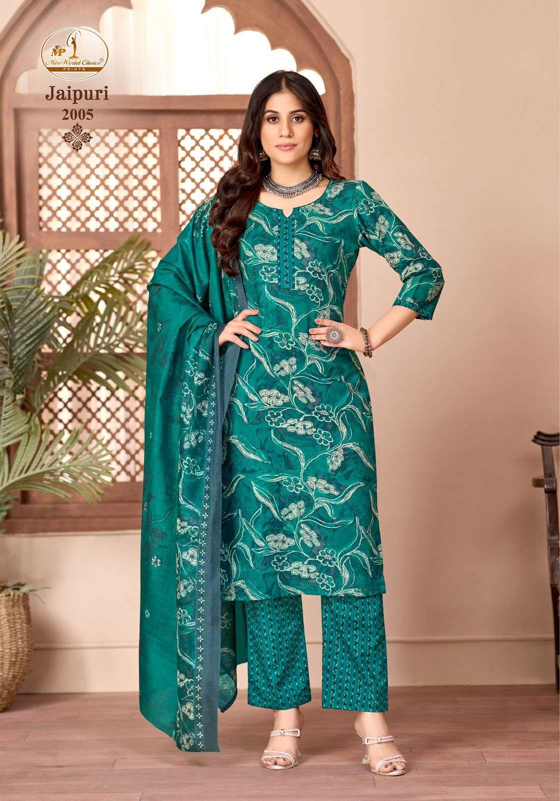 MISS WORLD CHOICE JAIPURI VOL 2 COTTON PRINTED SALWAR SUIT