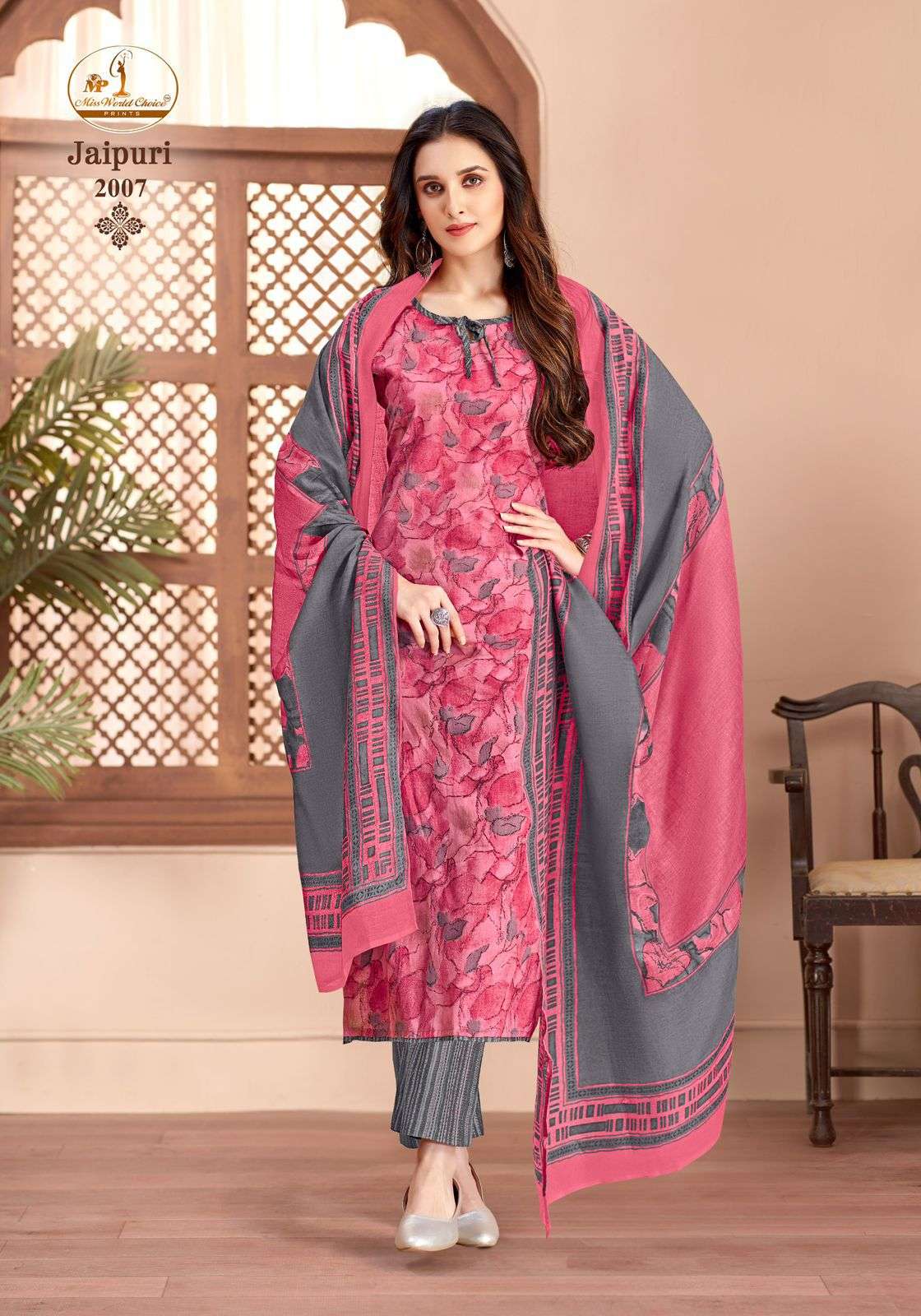 MISS WORLD CHOICE JAIPURI VOL 2 COTTON PRINTED SALWAR SUIT
