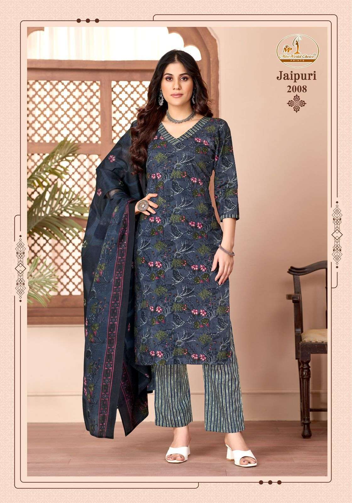 MISS WORLD CHOICE JAIPURI VOL 2 COTTON PRINTED SALWAR SUIT