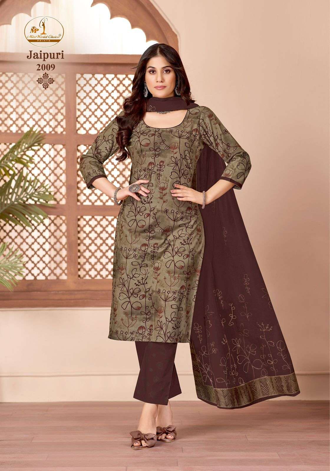 MISS WORLD CHOICE JAIPURI VOL 2 COTTON PRINTED SALWAR SUIT