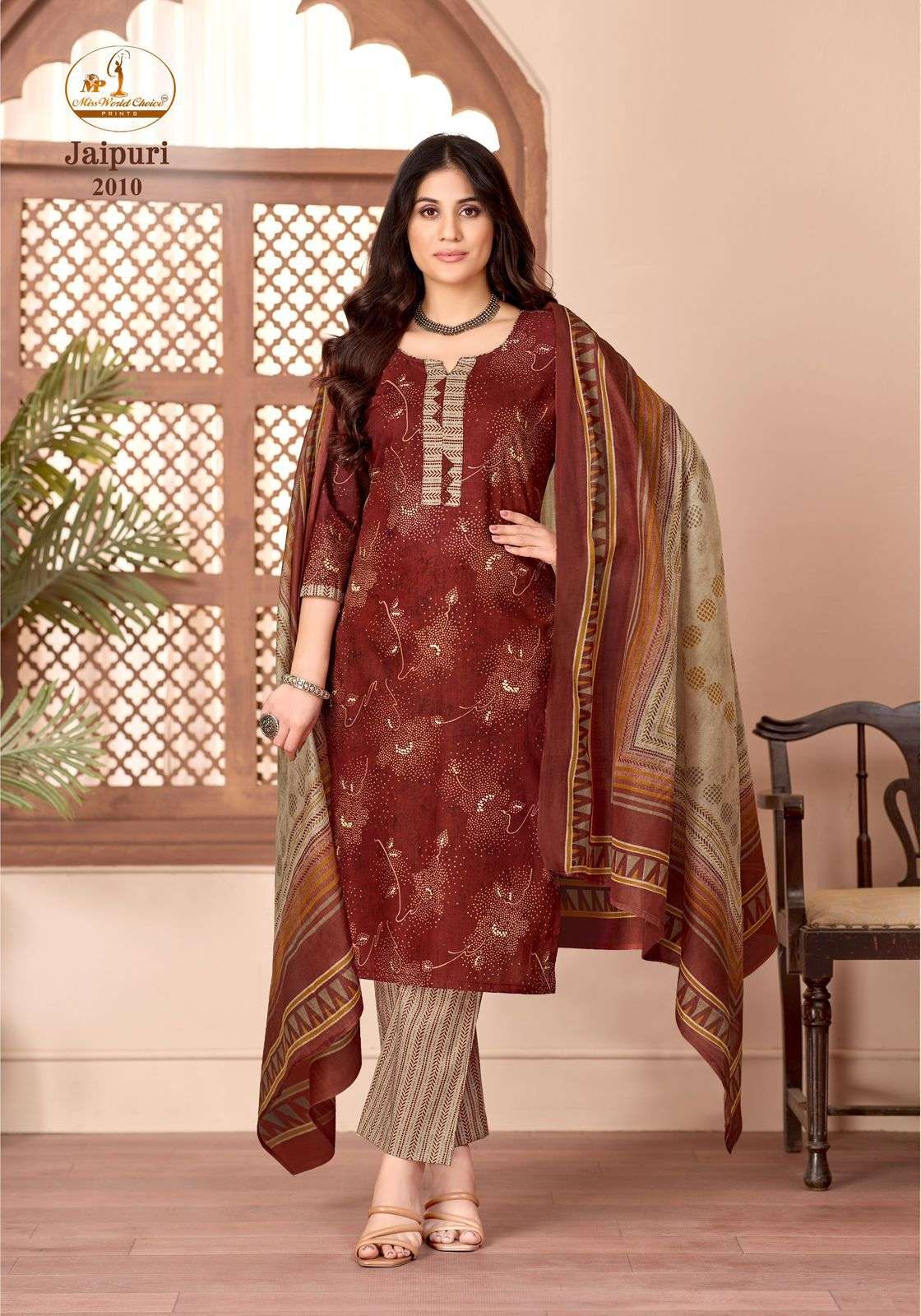 MISS WORLD CHOICE JAIPURI VOL 2 COTTON PRINTED SALWAR SUIT
