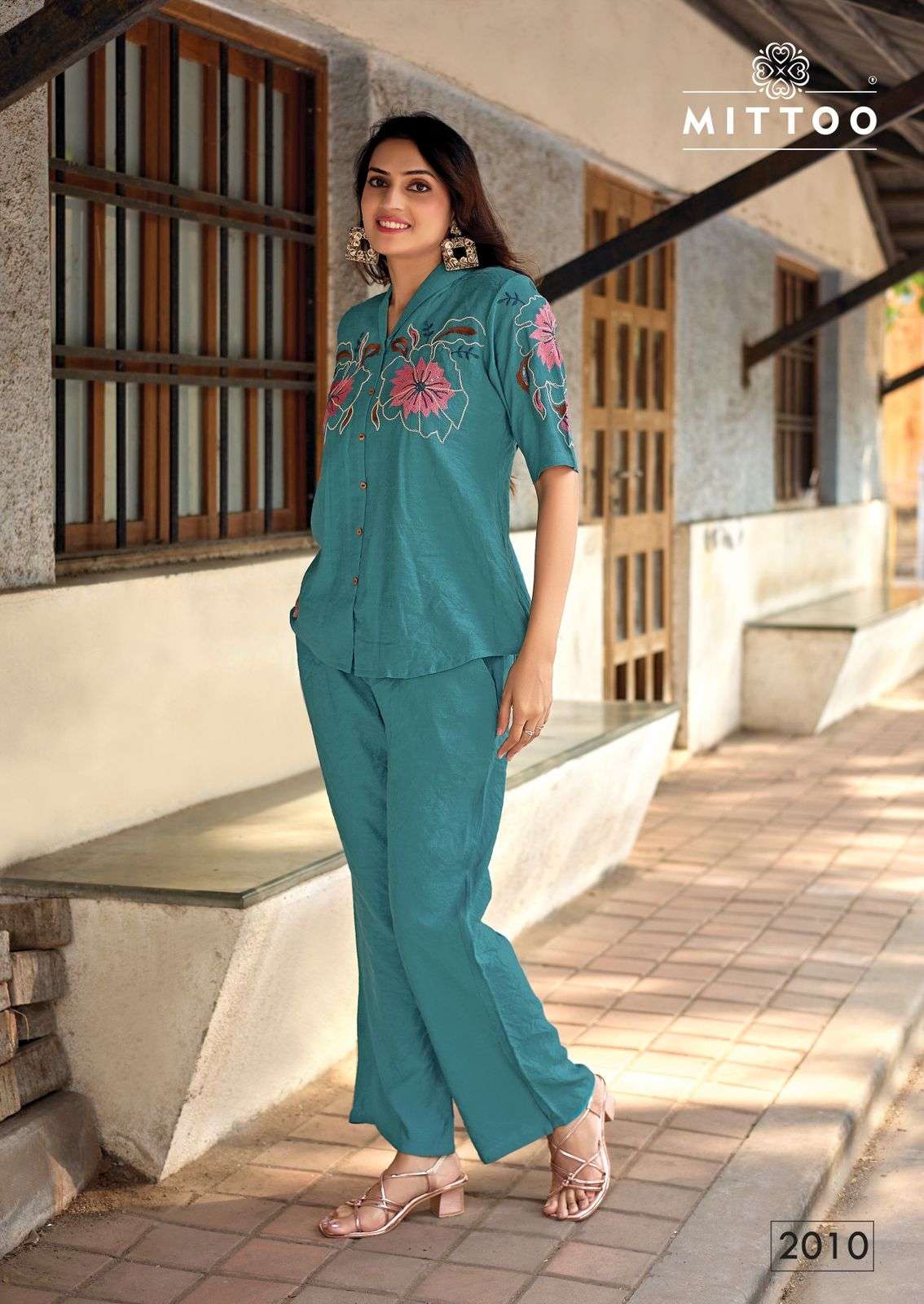  MITTOO DAIZY VOL 2 VISCOSE PREETY LOOK DESIGNER LADIES TOP WITH BOTTOM PAIR 