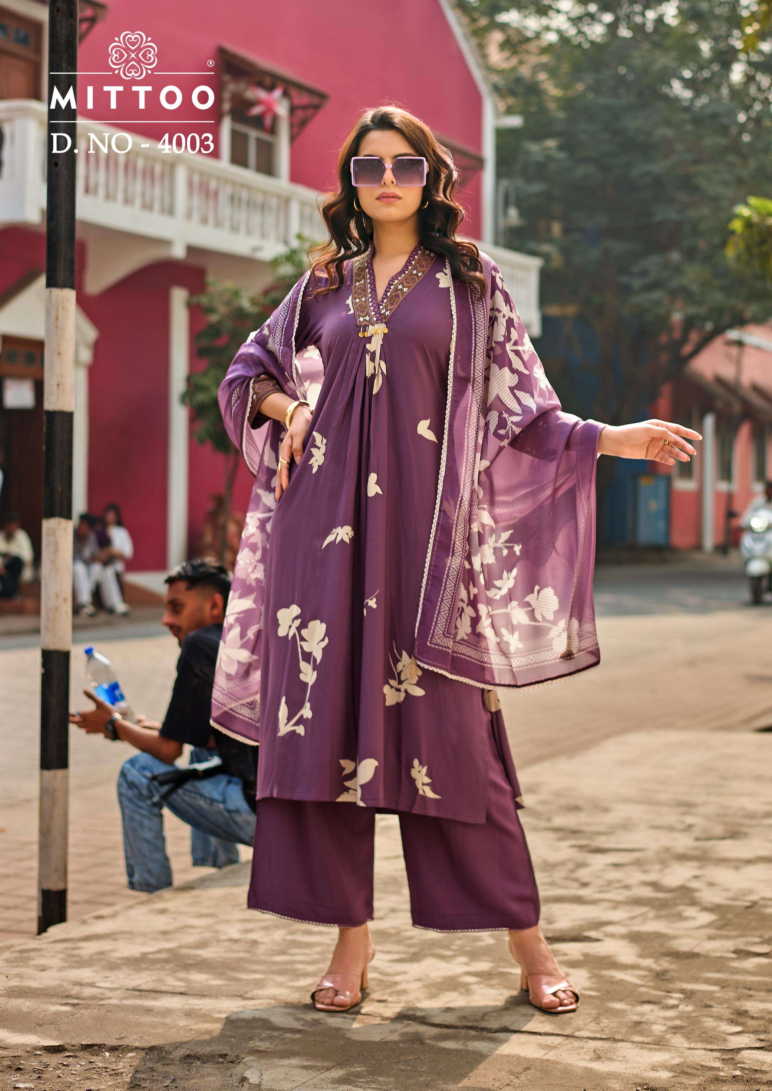 MITTOO RAZIA RAYON PRINT FANCY SUMMER WEAR LADIES 3PCS SET COLLECTION 