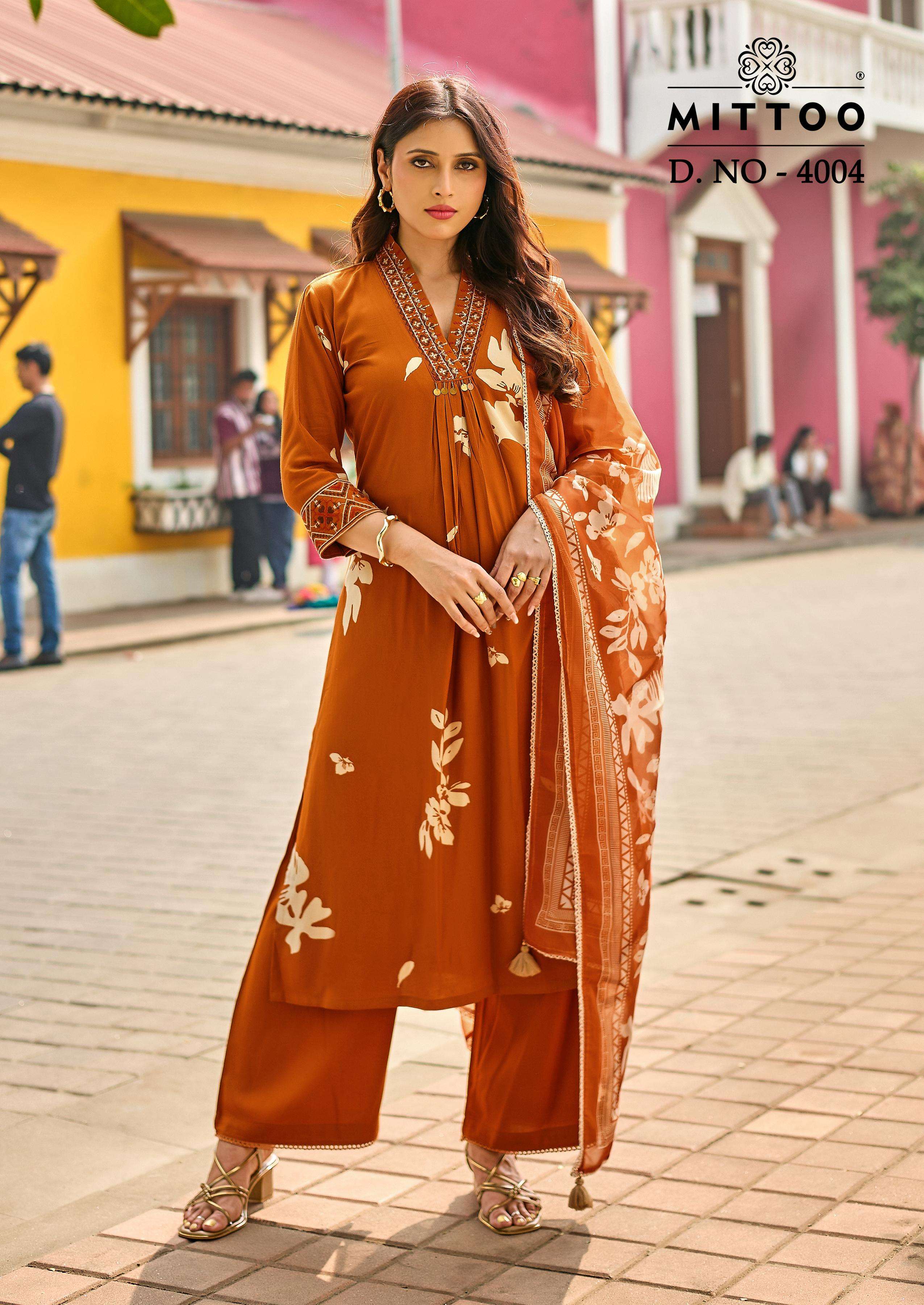 MITTOO RAZIA RAYON PRINT FANCY SUMMER WEAR LADIES 3PCS SET COLLECTION 