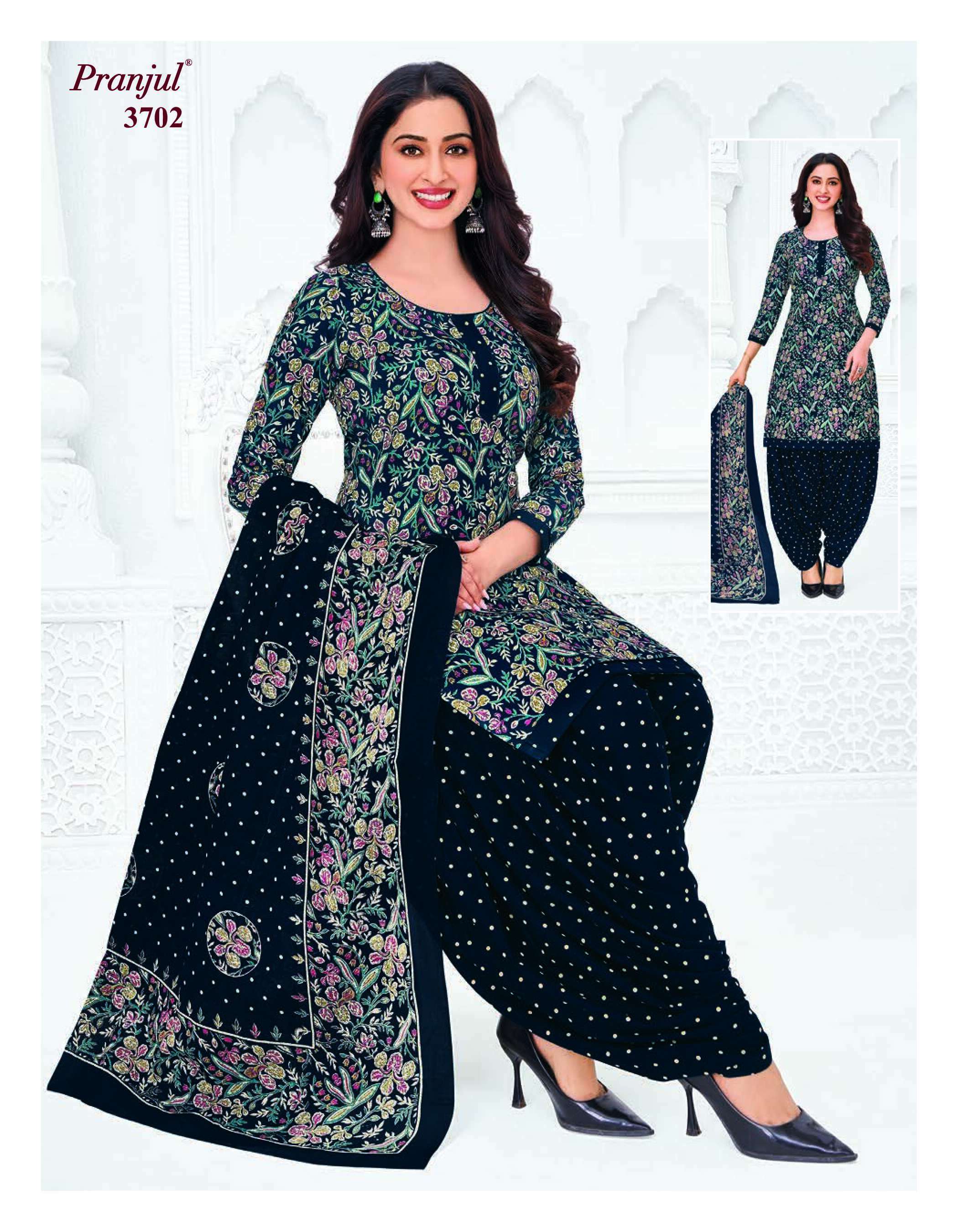 PRANJUL FASHION PRIYANSHI VOL 37 COTTON PRINTED PATIYALA DRESS