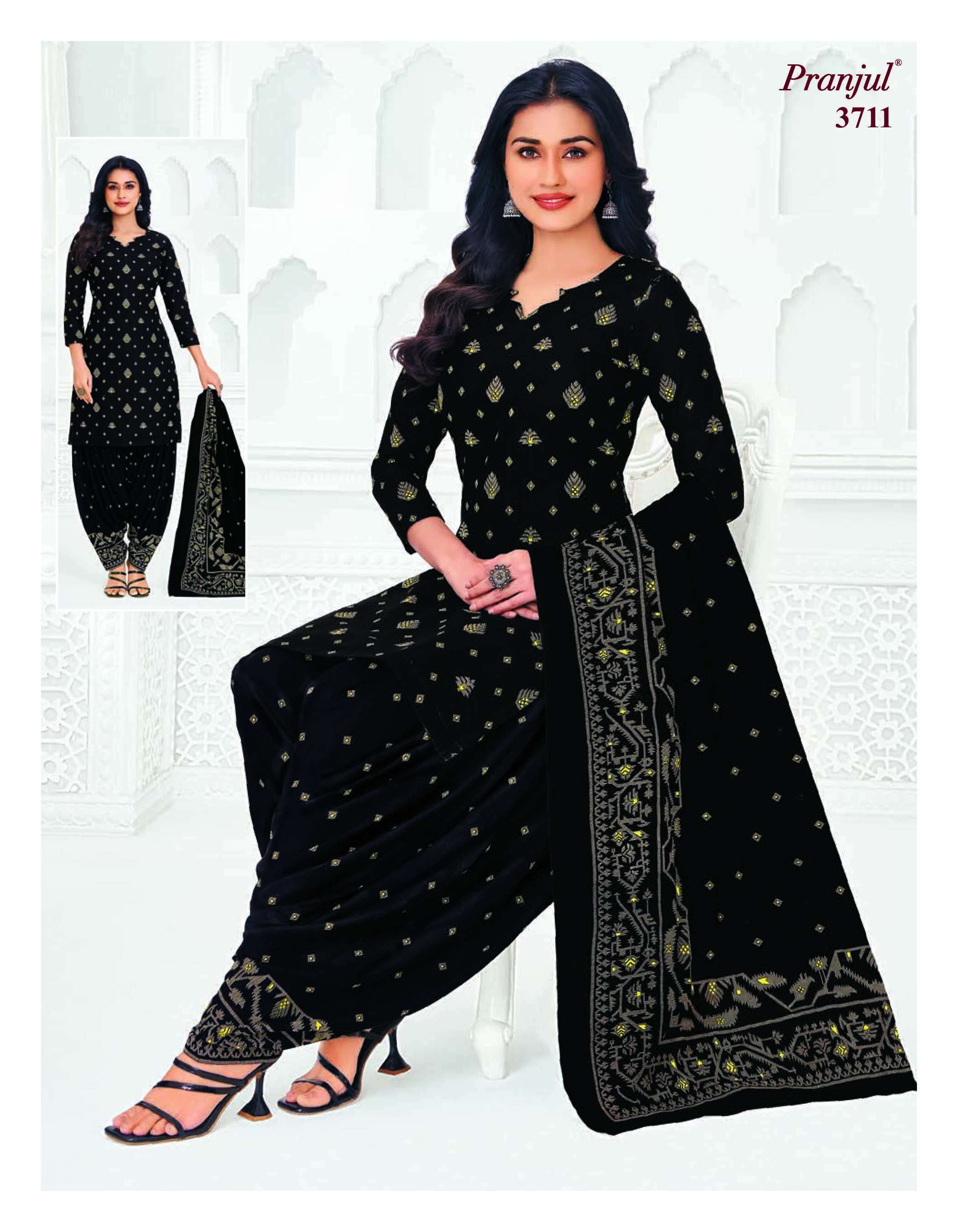PRANJUL FASHION PRIYANSHI VOL 37 COTTON PRINTED PATIYALA DRESS