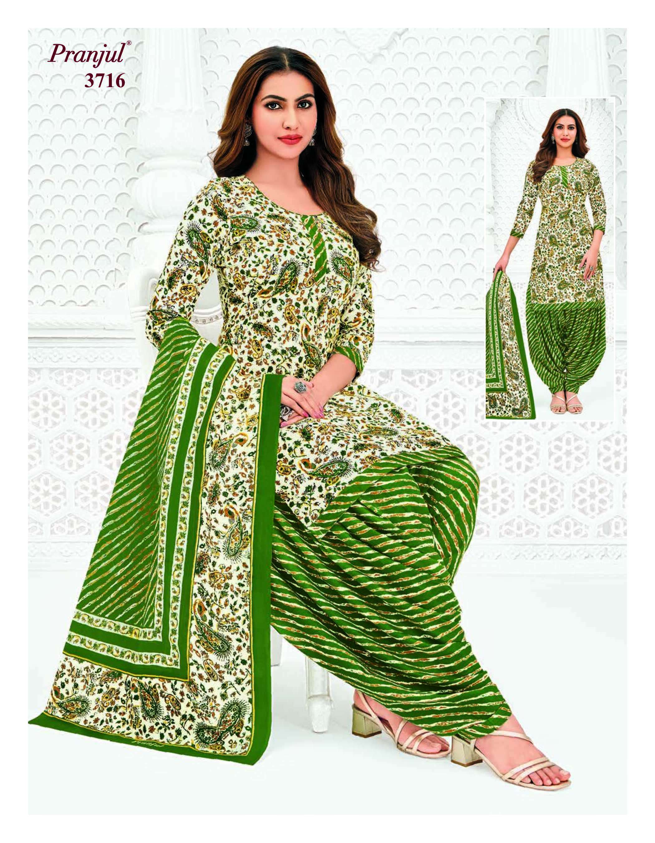 PRANJUL FASHION PRIYANSHI VOL 37 COTTON PRINTED PATIYALA DRESS