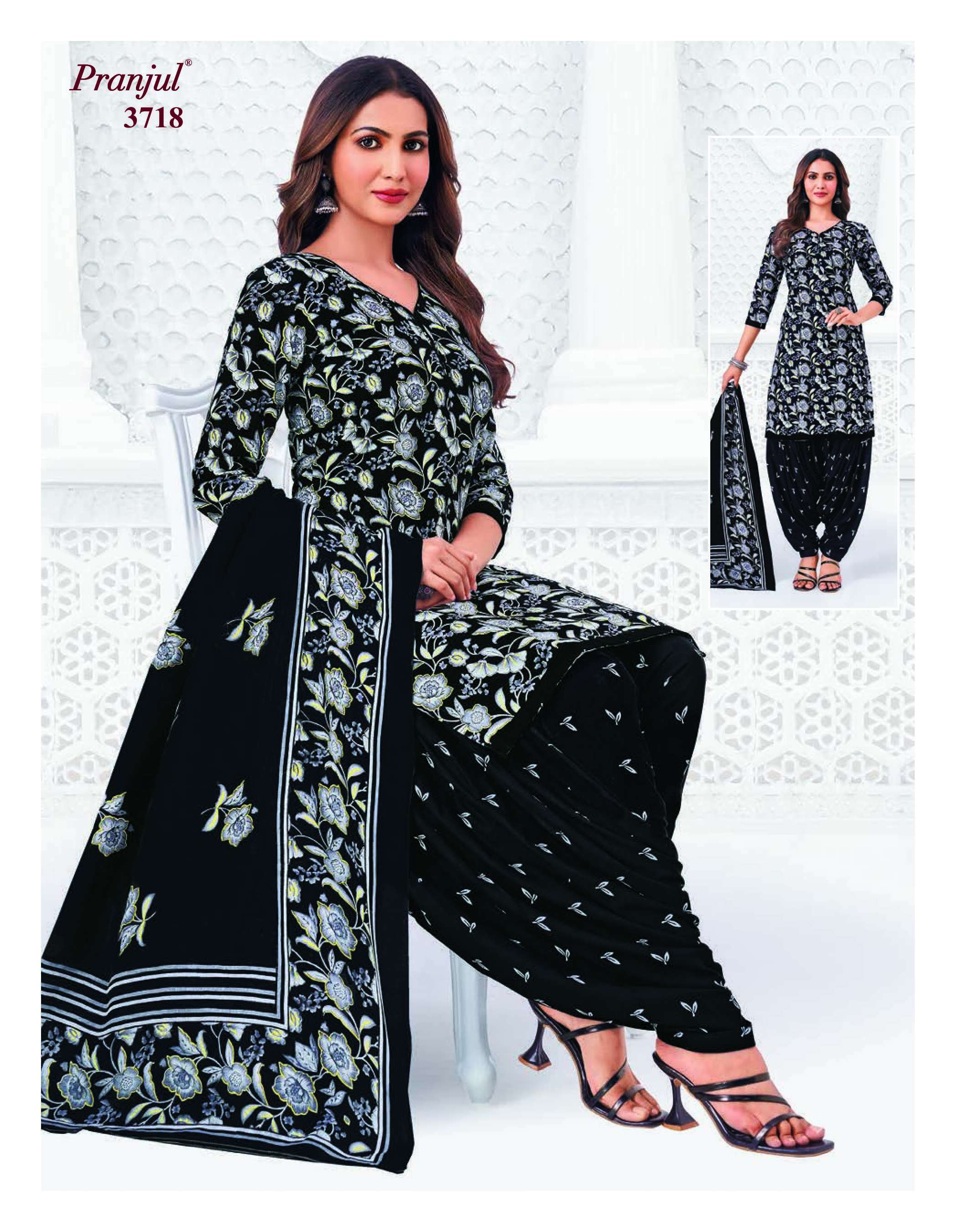 PRANJUL FASHION PRIYANSHI VOL 37 COTTON PRINTED PATIYALA DRESS