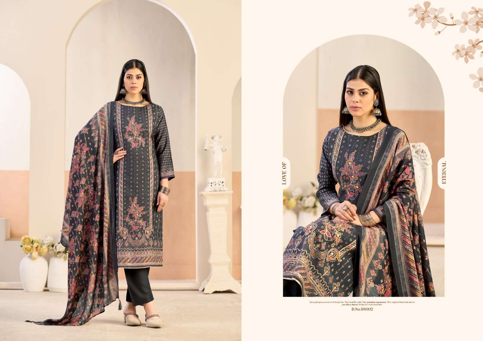 RADHIKA FASHION AZARA CLASSIC TOUCH VISCOSE FANCY WORKS LADIES SUIT