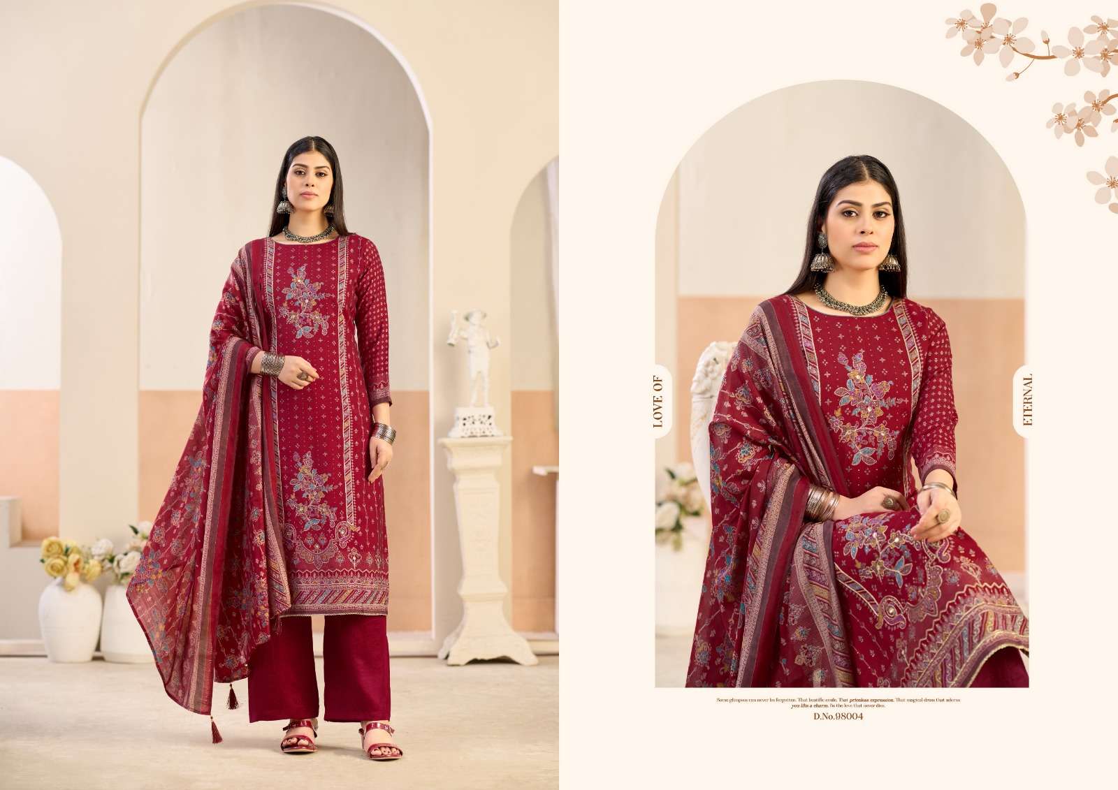 RADHIKA FASHION AZARA CLASSIC TOUCH VISCOSE FANCY WORKS LADIES SUIT