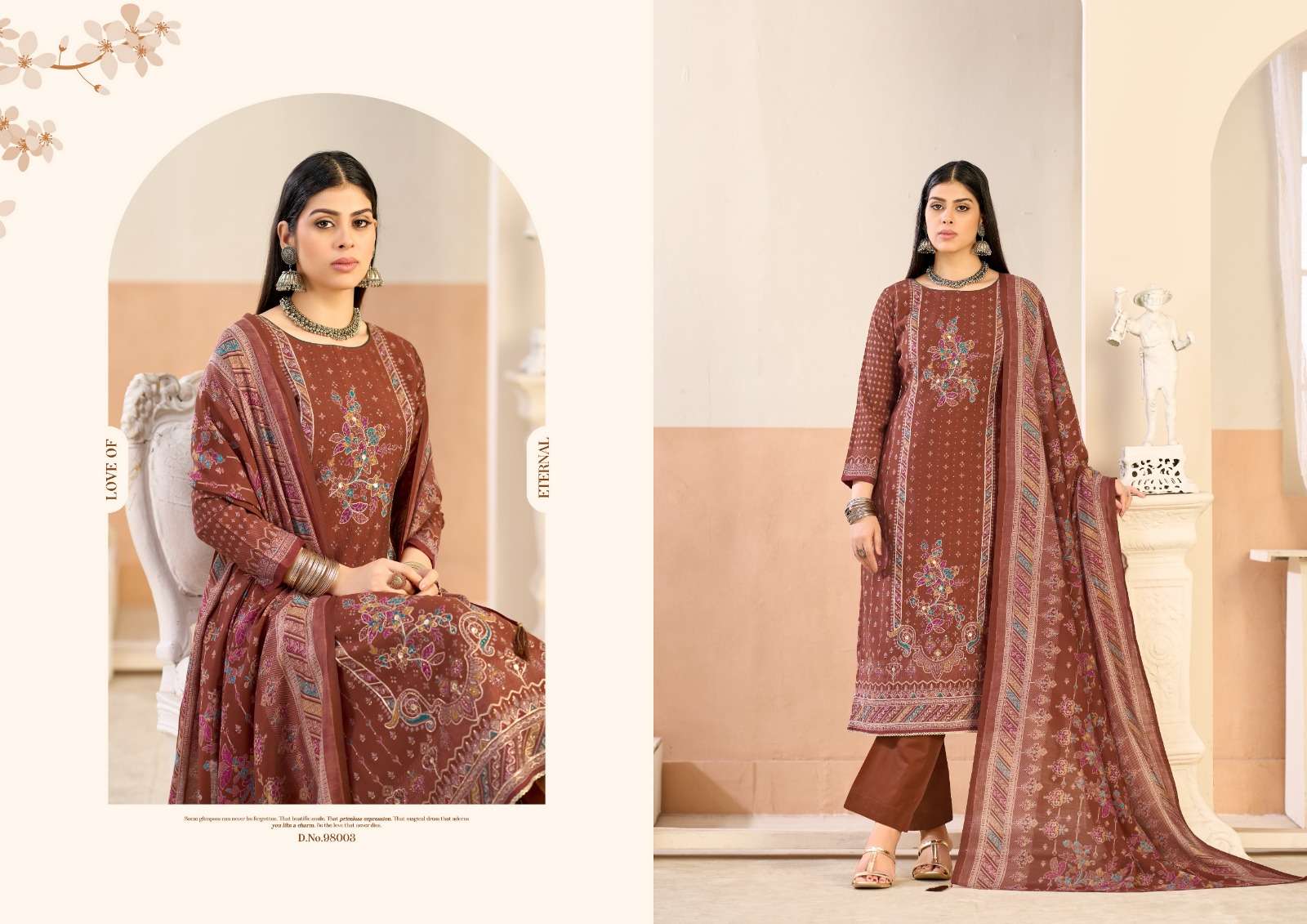 RADHIKA FASHION AZARA CLASSIC TOUCH VISCOSE FANCY WORKS LADIES SUIT