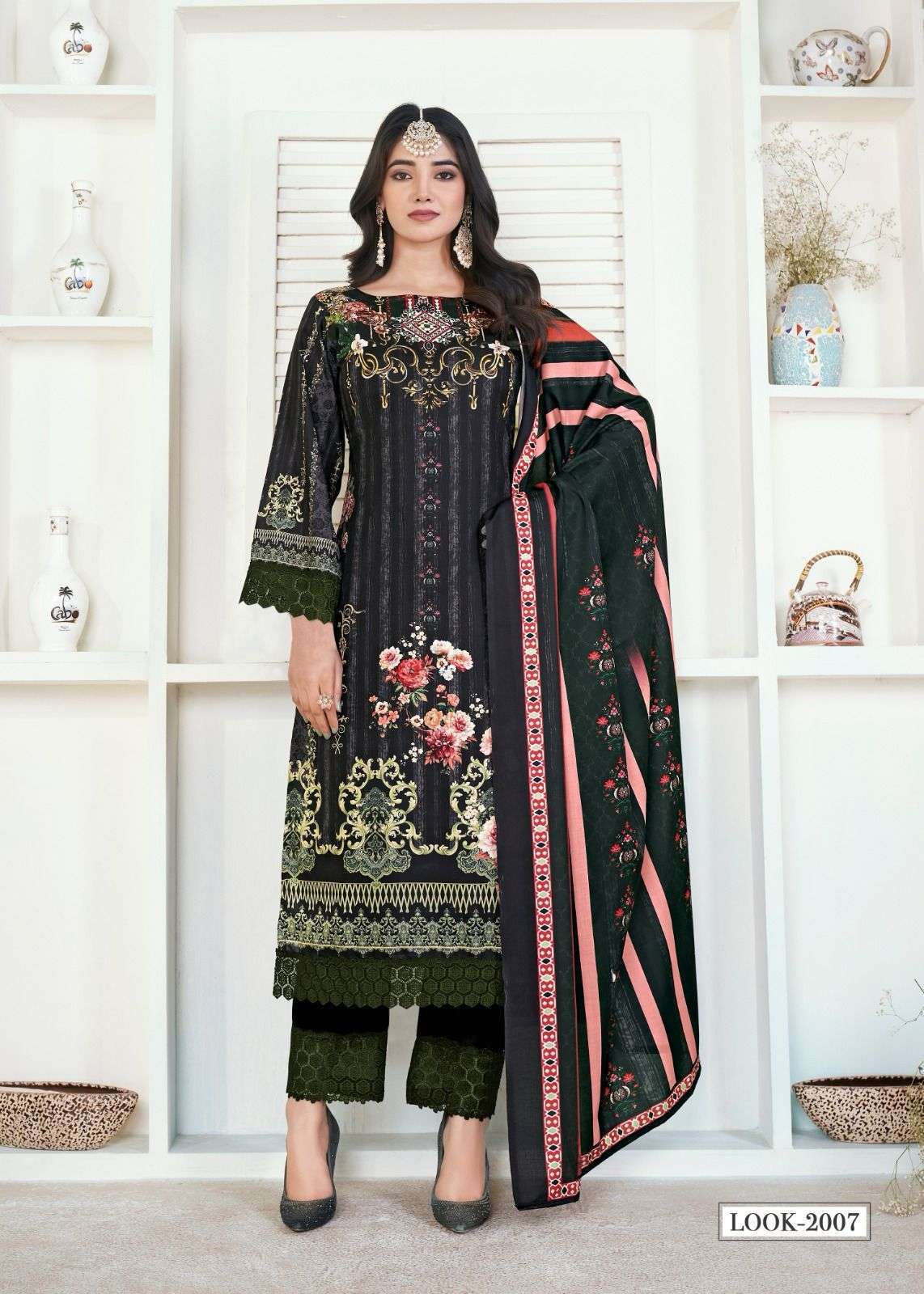 RAHI FAB RAAHAT VOL 2 LAWN COTTON DIGITAL KARACHI PRINT SUIT