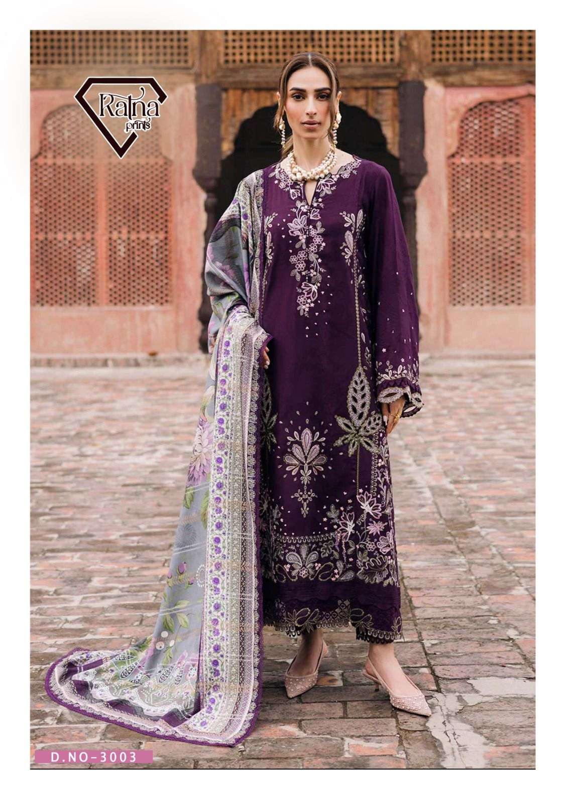 RATNA PRINTS FIRDOUS VOL 3 COTTON DIGITAL PRINTS SALWAR SUITS 