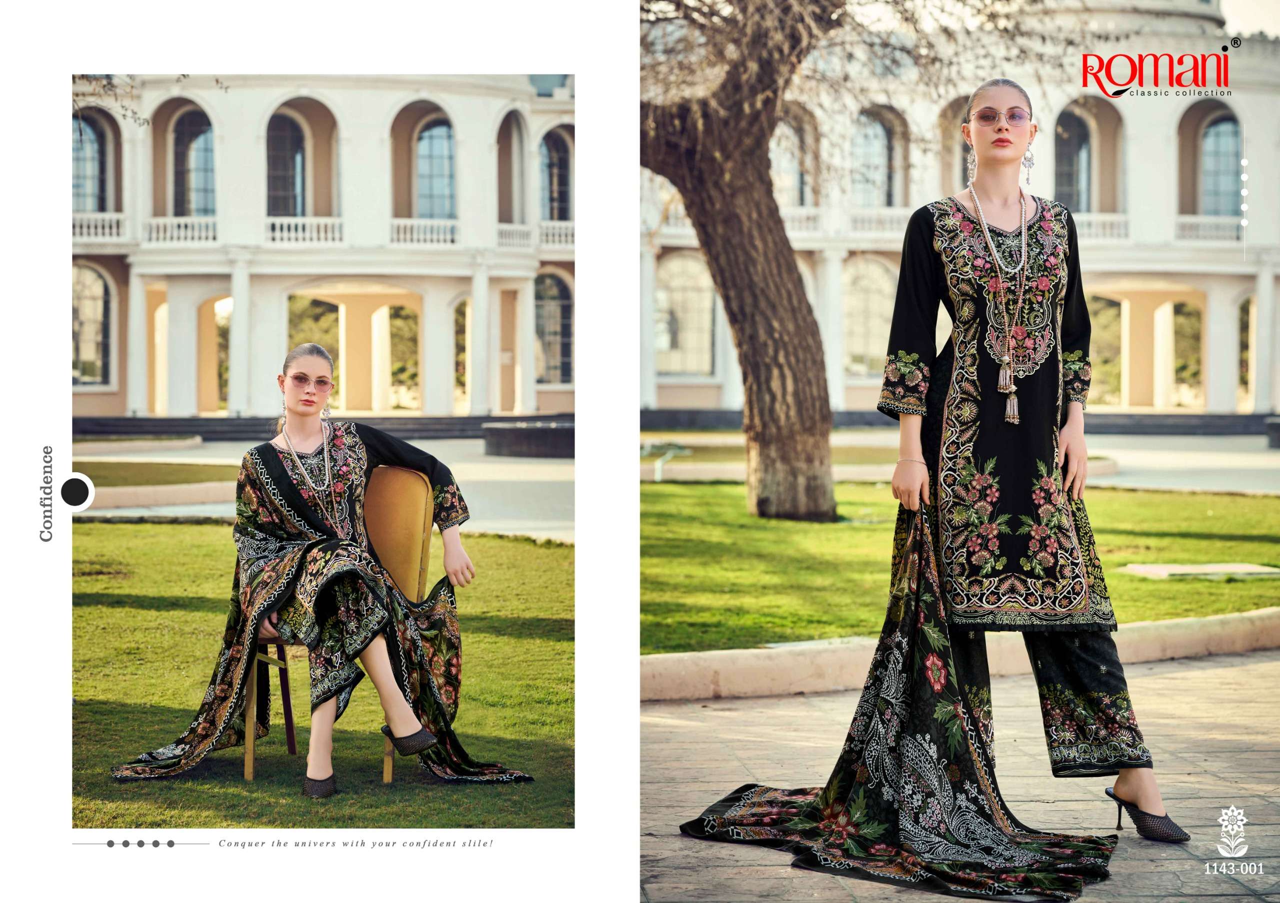 ROMANI MAHIRA VOL 8 COTTON DIGITAL PRINTS WITH FANCY WORK SUIT