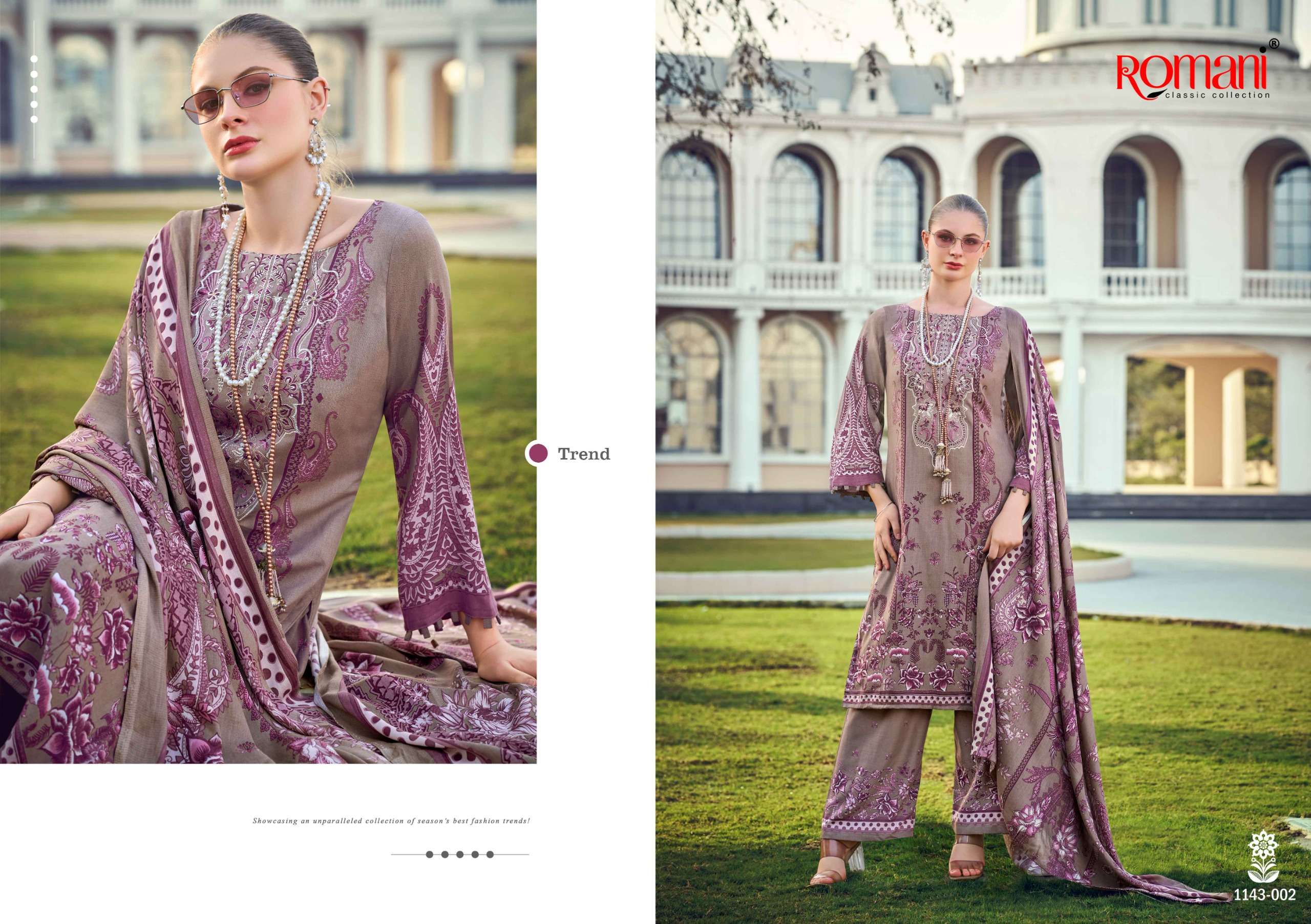 ROMANI MAHIRA VOL 8 COTTON DIGITAL PRINTS WITH FANCY WORK SUIT