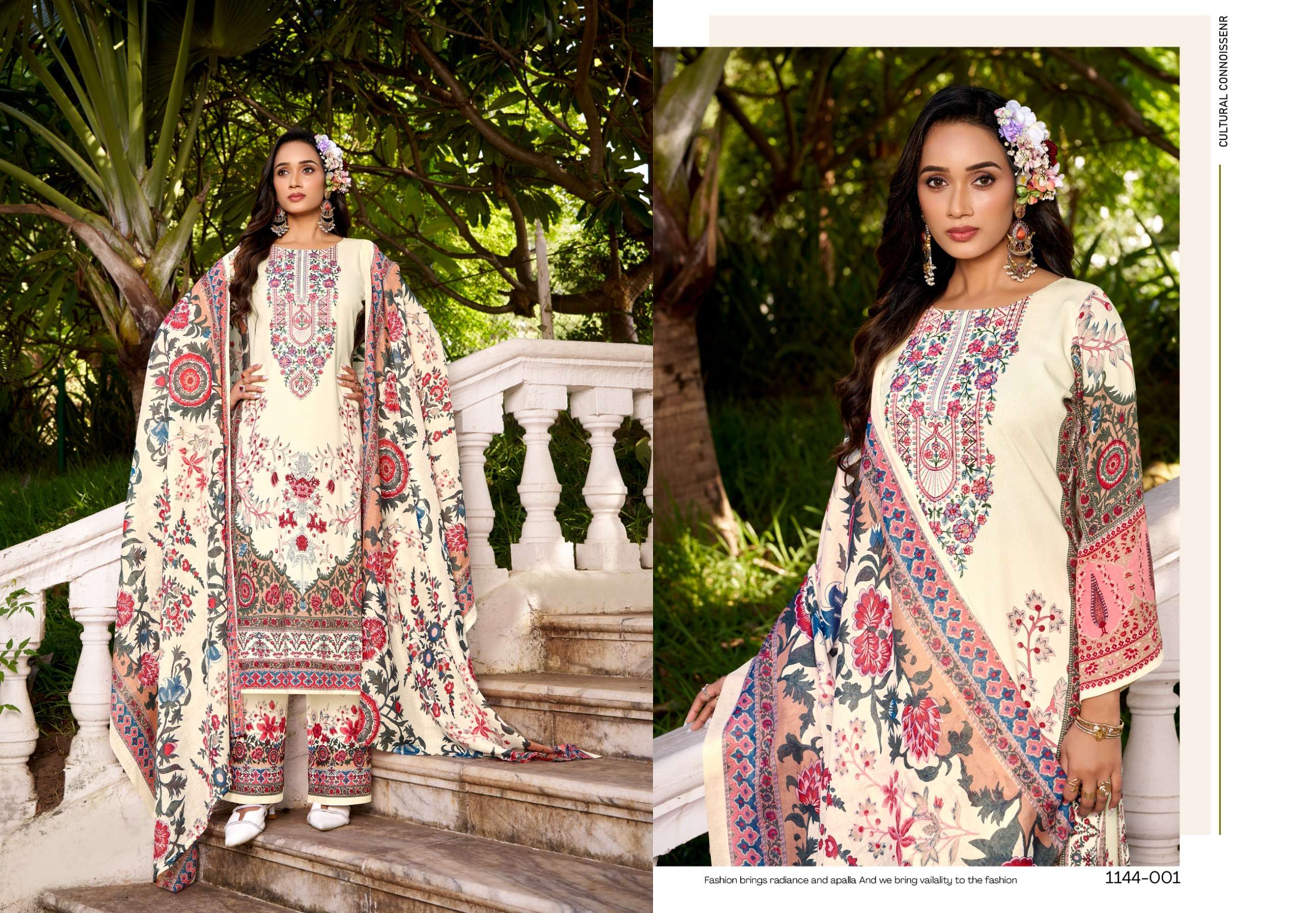 ROMANI MAHIRA VOL 9 COTTON DIGITAL PRINTS WITH FANCY WORK SUIT