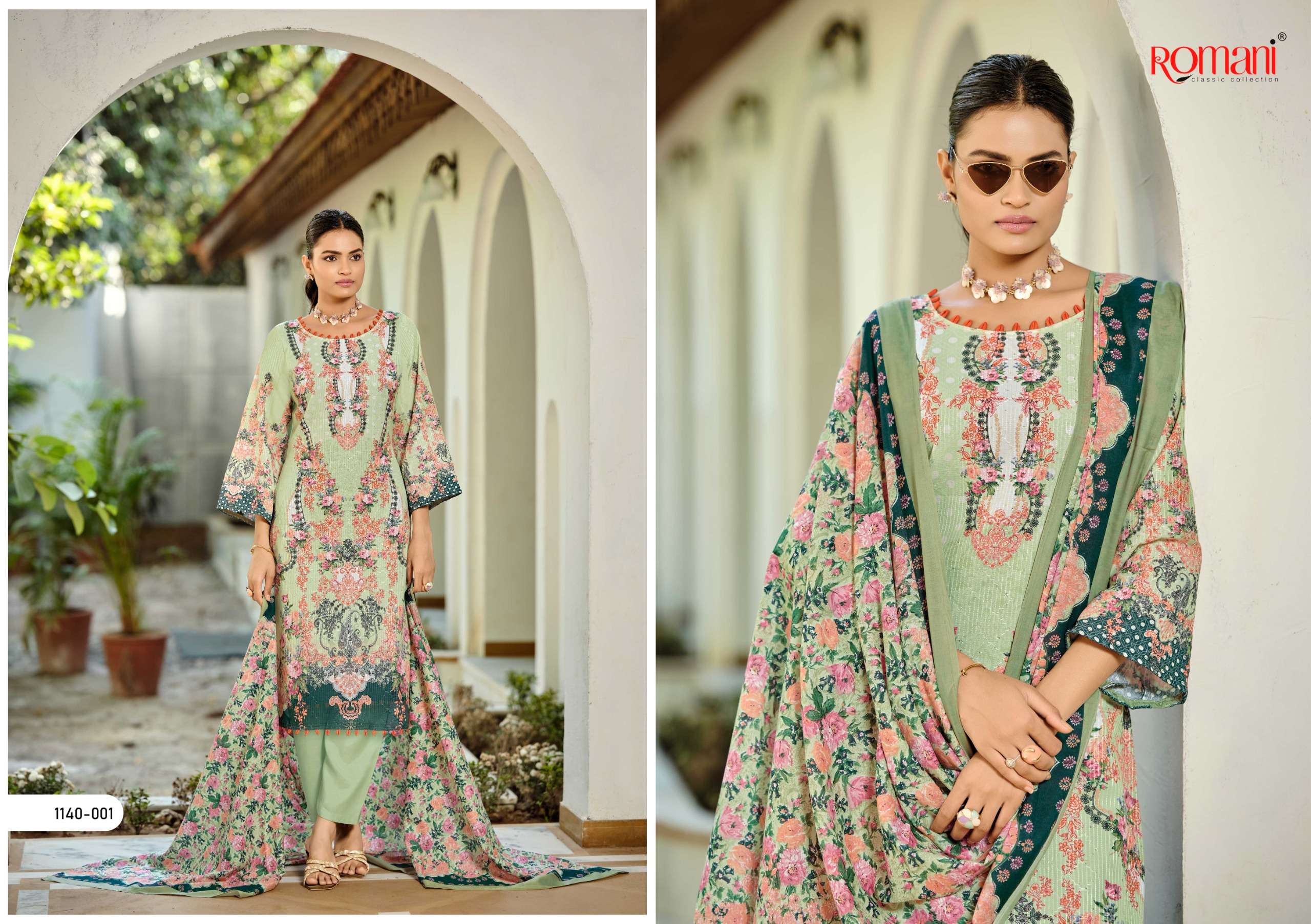 ROMANI NAFISA VOL 2 COTTON DIGITAL PRINTS WITH FANCY WORK SALWAR SUIT