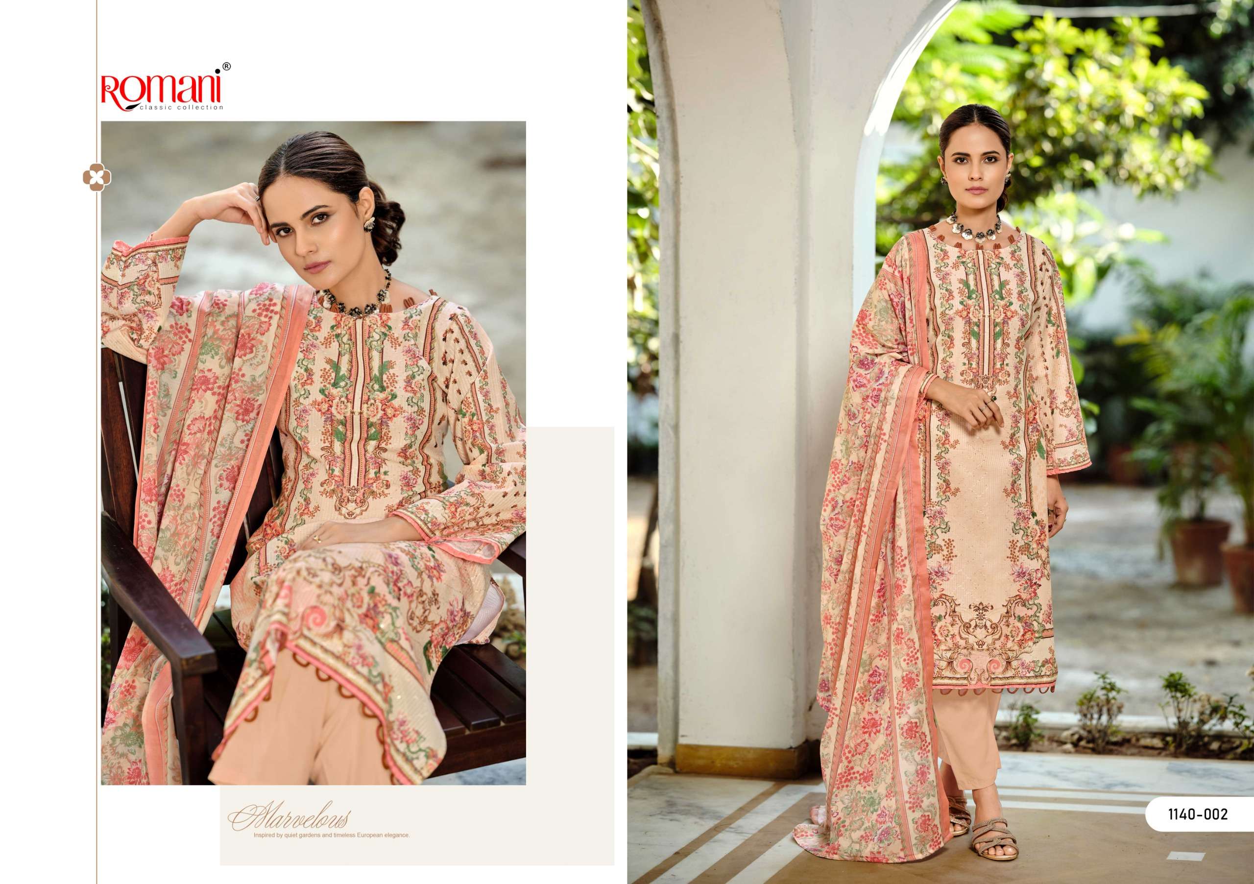 ROMANI NAFISA VOL 2 COTTON DIGITAL PRINTS WITH FANCY WORK SALWAR SUIT