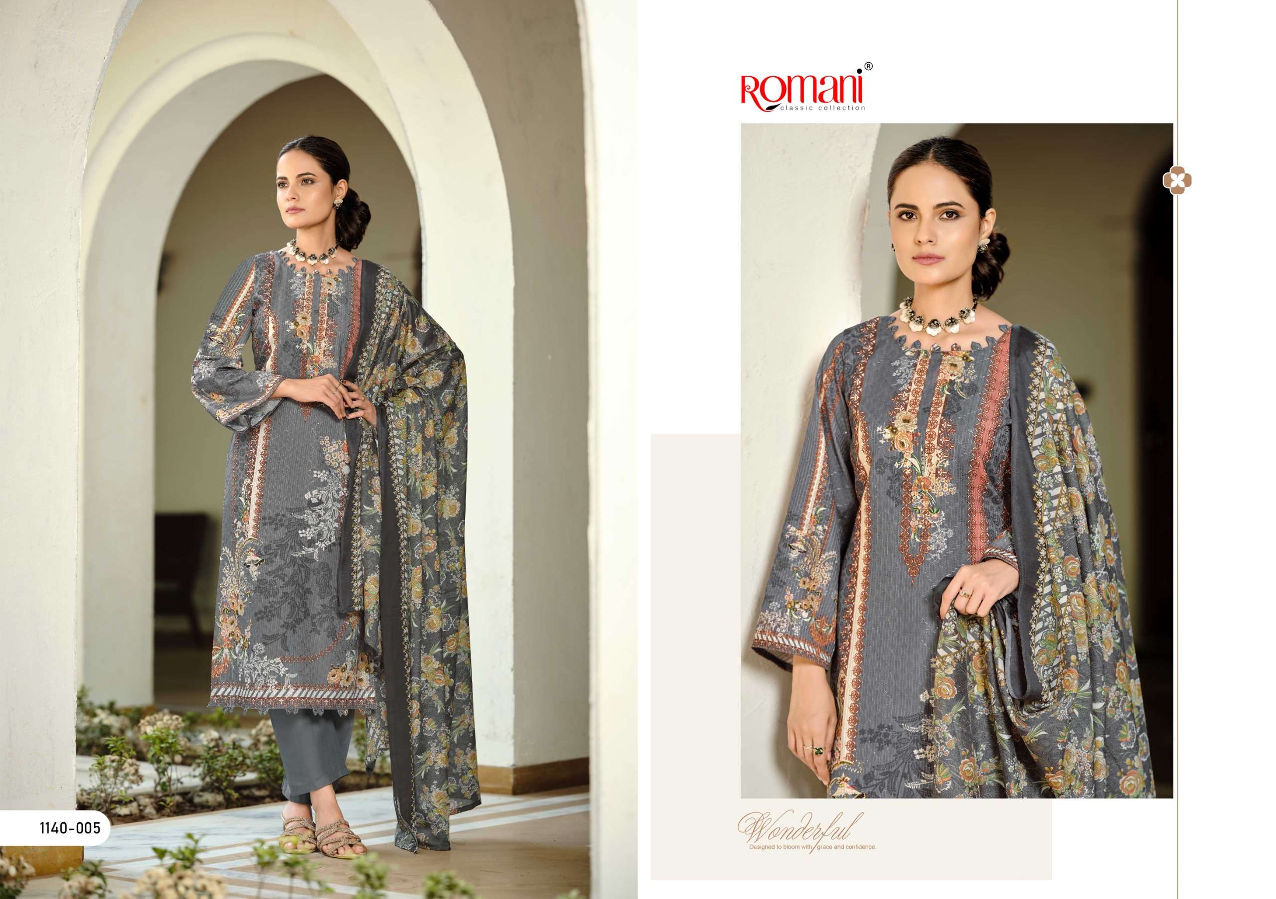 ROMANI NAFISA VOL 2 COTTON DIGITAL PRINTS WITH FANCY WORK SALWAR SUIT