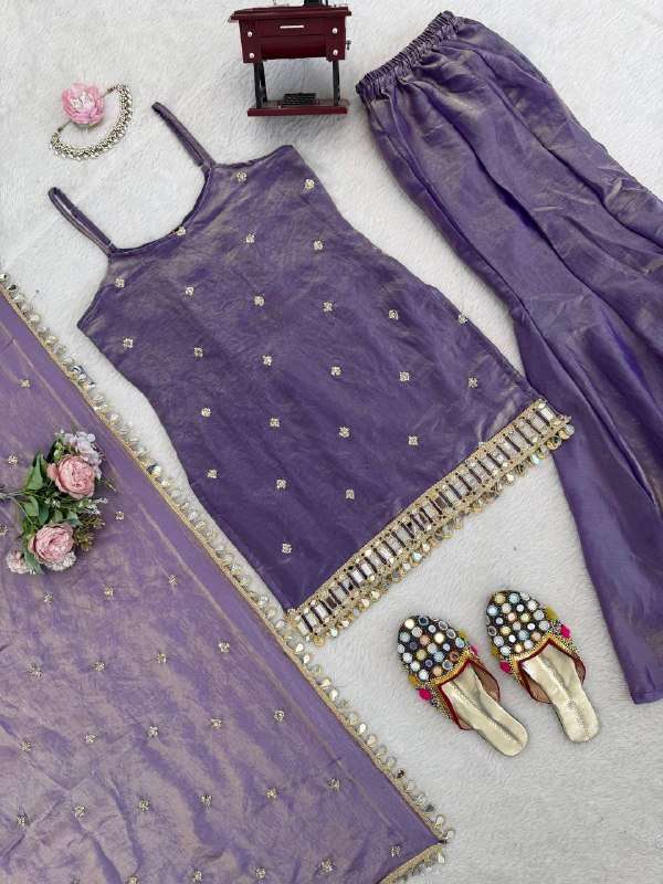 RTC 5992 SILK PREETY LOOK DESIGNER LADIES PARTY WEAR SHARARA SUIT