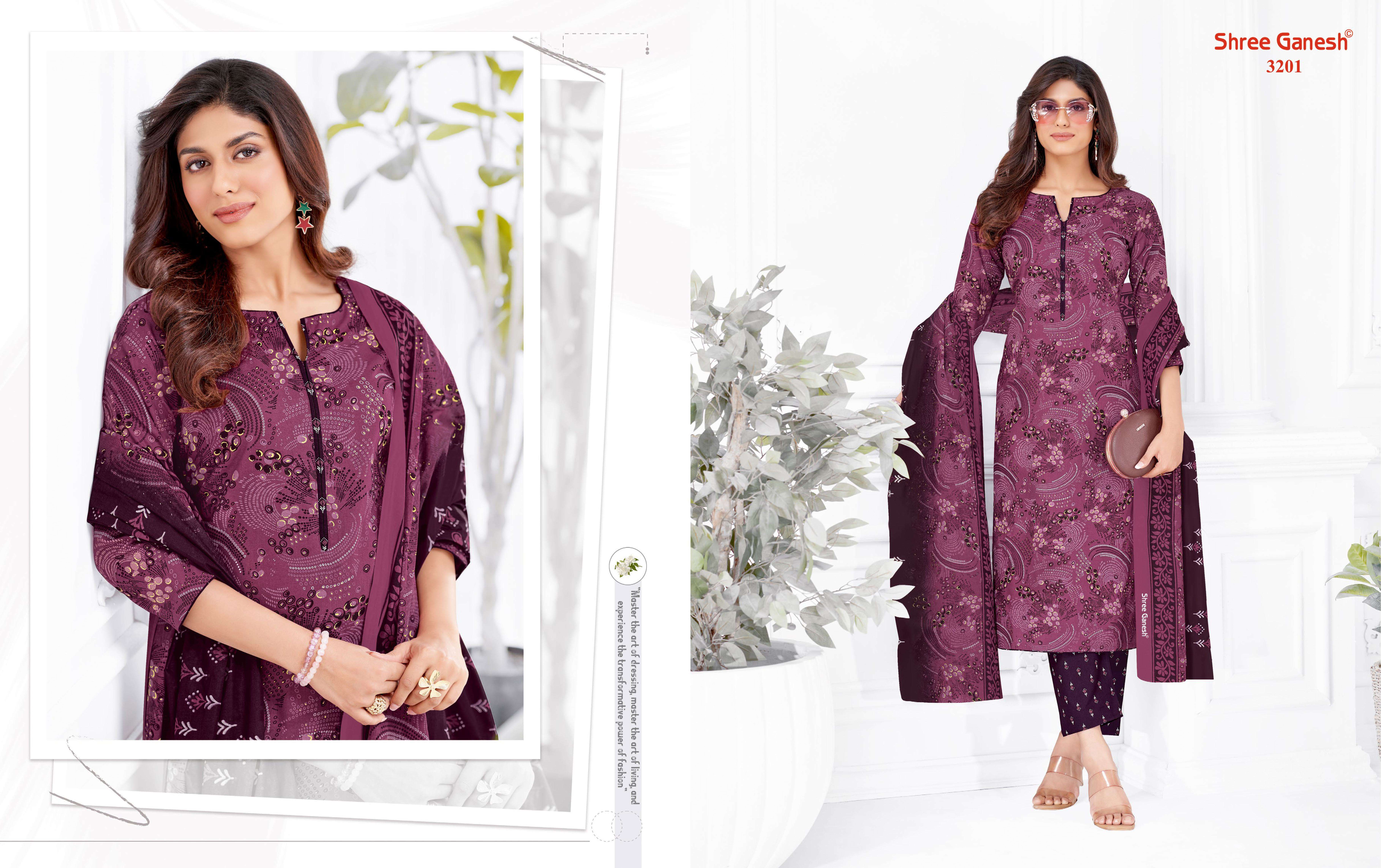 SHREE GANESH SAMAIYRA VOL 22 COTTON PRINT LADIES SALWAR SUIT	